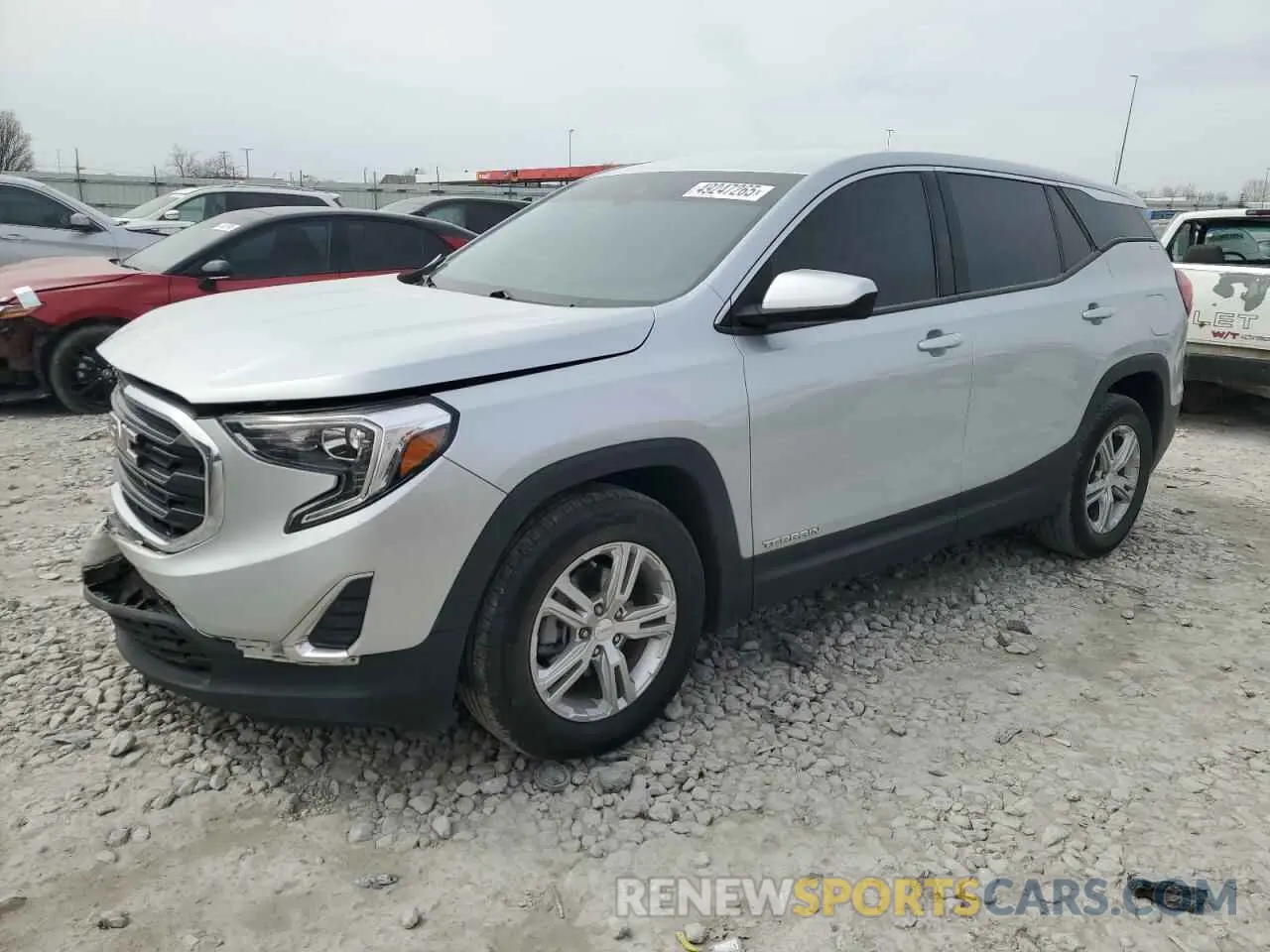 1 Photograph of a damaged car 3GKALMEV2LL310119 GMC TERRAIN 2020