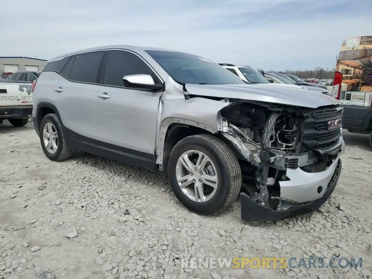 4 Photograph of a damaged car 3GKALMEV2LL310119 GMC TERRAIN 2020