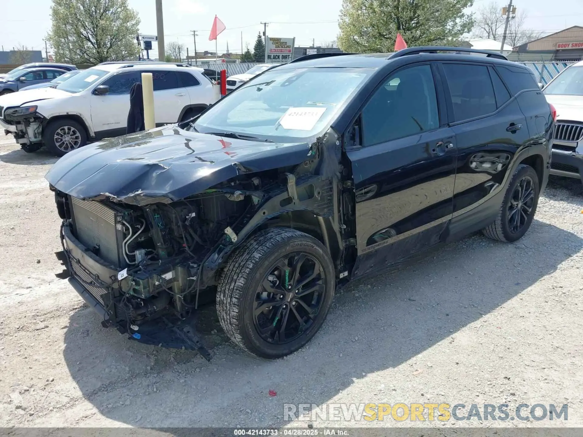 2 Photograph of a damaged car 3GKALMEV4LL174737 GMC TERRAIN 2020