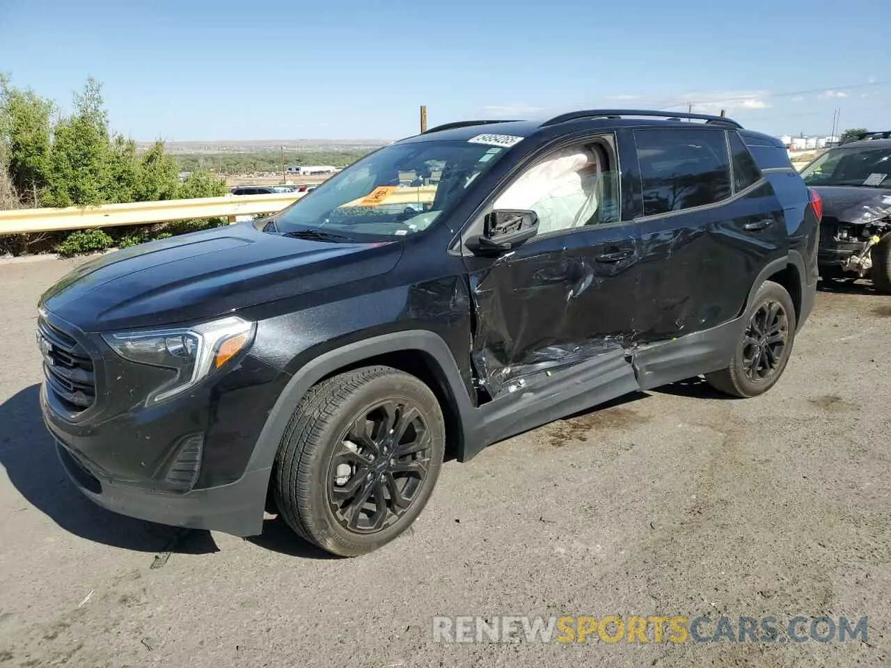 1 Photograph of a damaged car 3GKALMEV5LL173922 GMC TERRAIN 2020