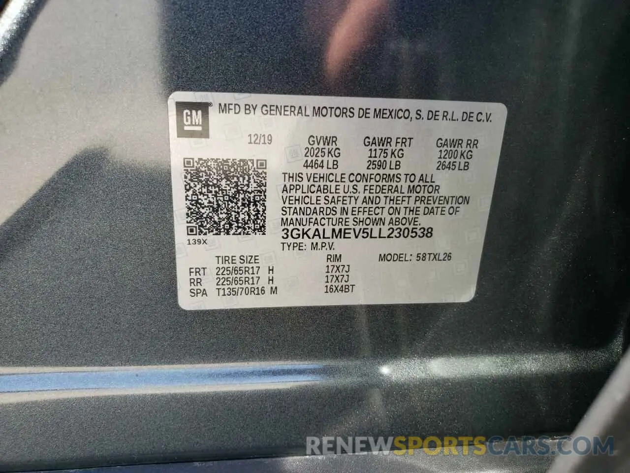 13 Photograph of a damaged car 3GKALMEV5LL230538 GMC TERRAIN 2020
