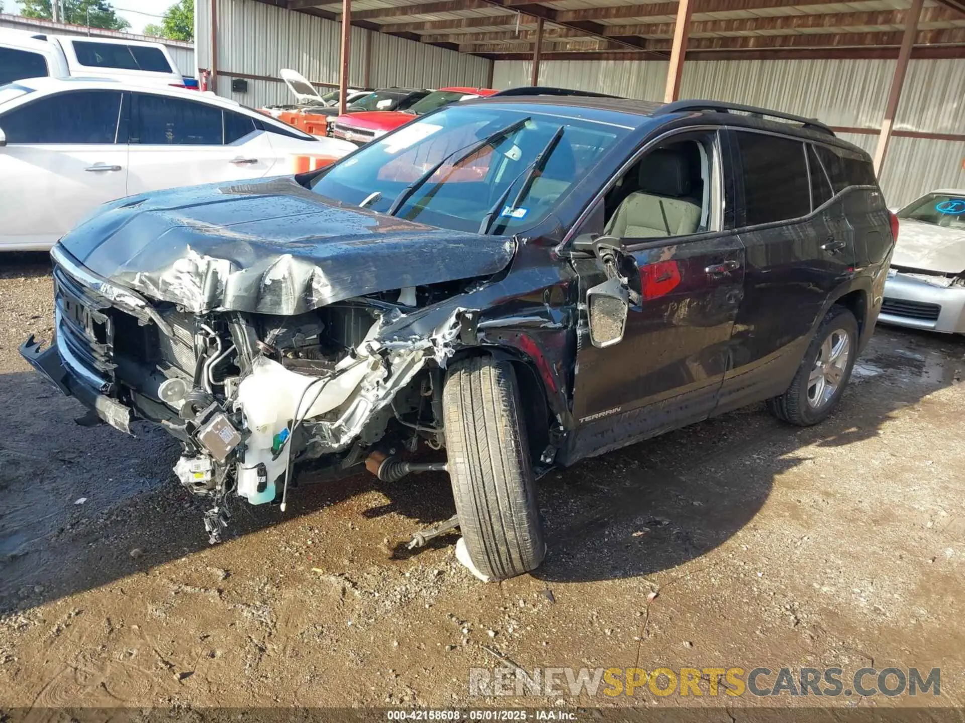 2 Photograph of a damaged car 3GKALMEV5LL231351 GMC TERRAIN 2020