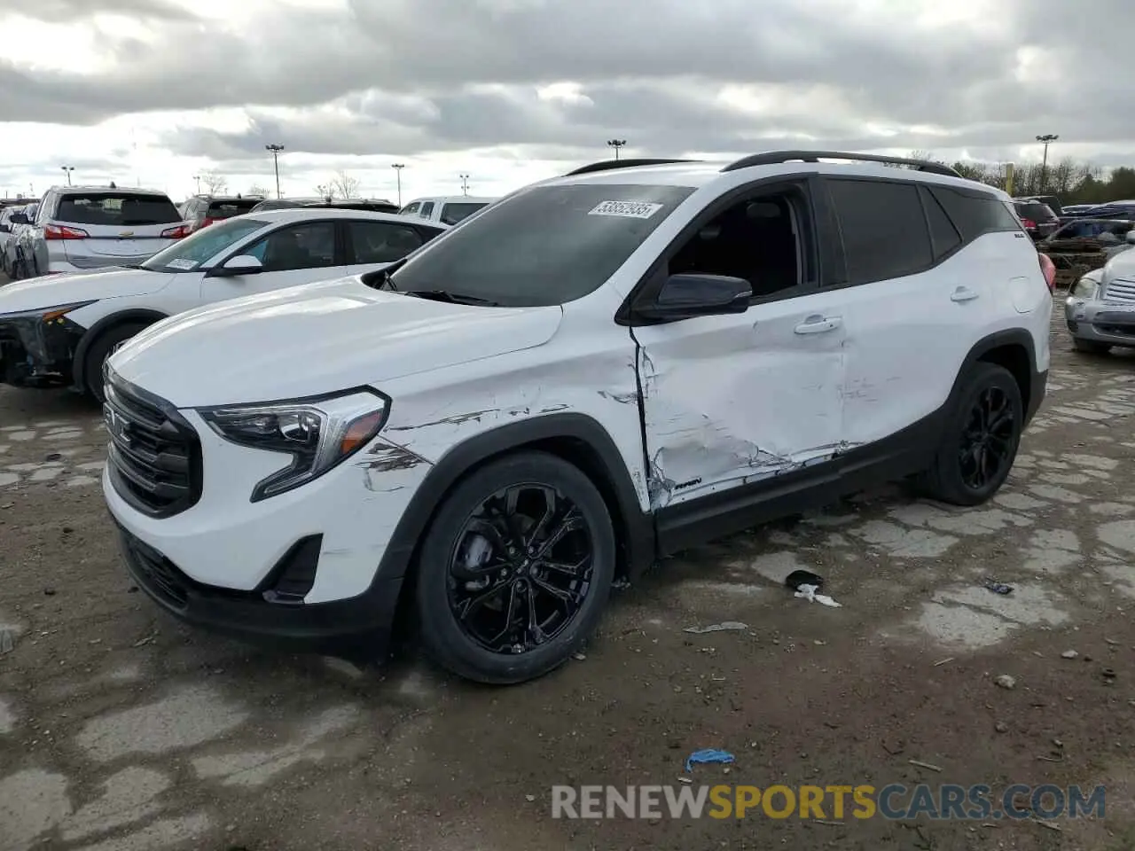 1 Photograph of a damaged car 3GKALMEV5LL343695 GMC TERRAIN 2020