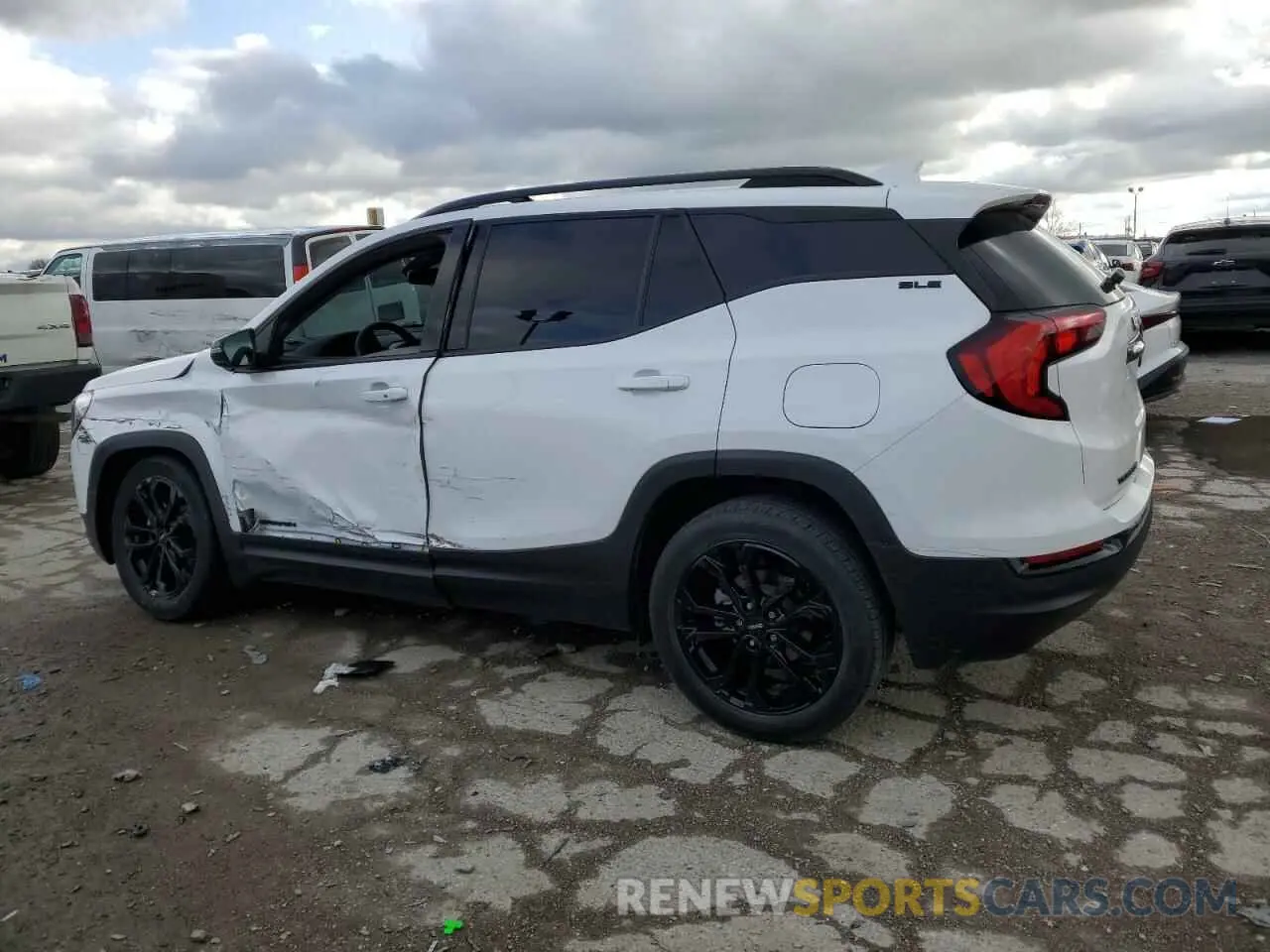 2 Photograph of a damaged car 3GKALMEV5LL343695 GMC TERRAIN 2020