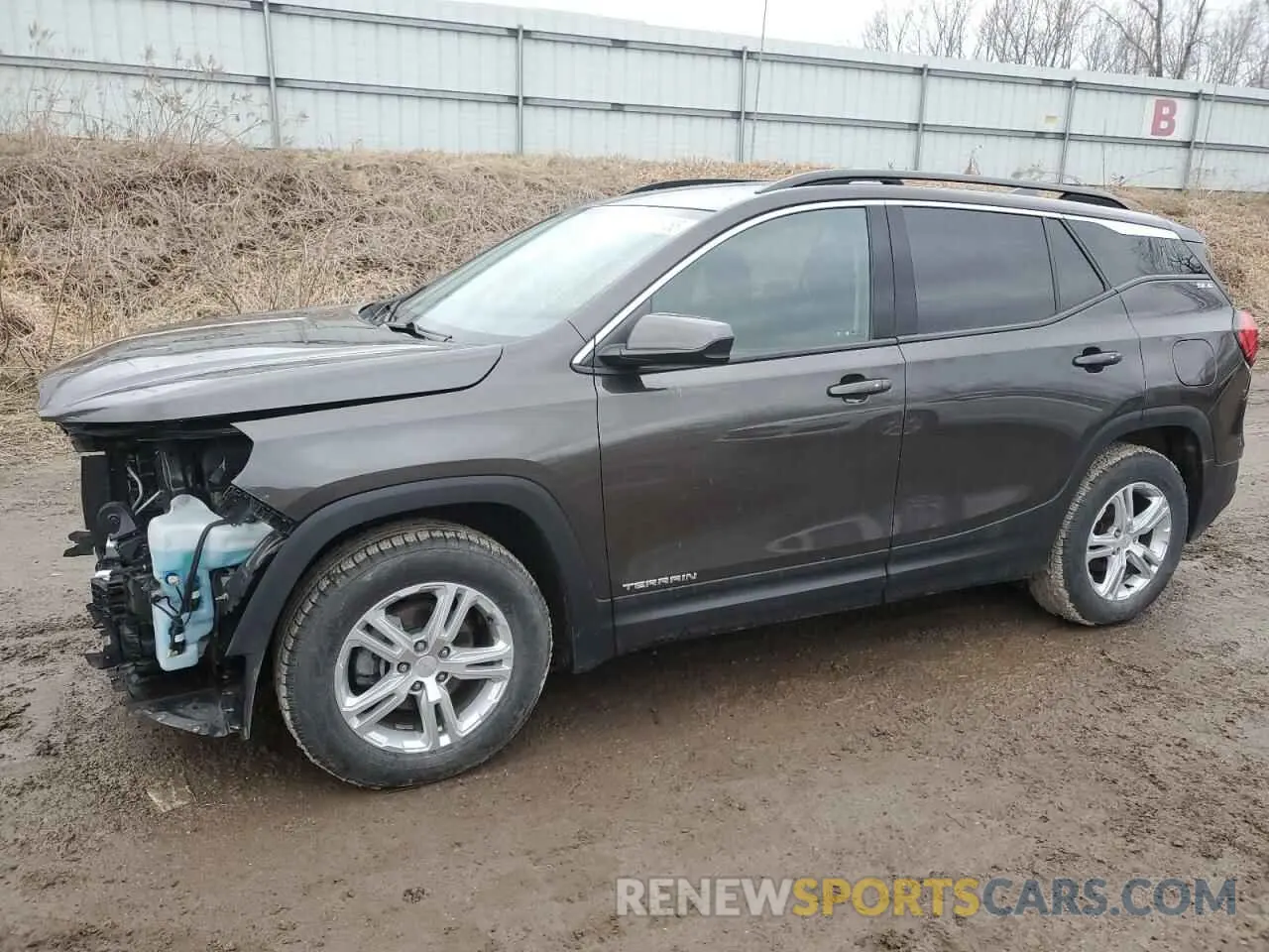 1 Photograph of a damaged car 3GKALMEV6LL156112 GMC TERRAIN 2020