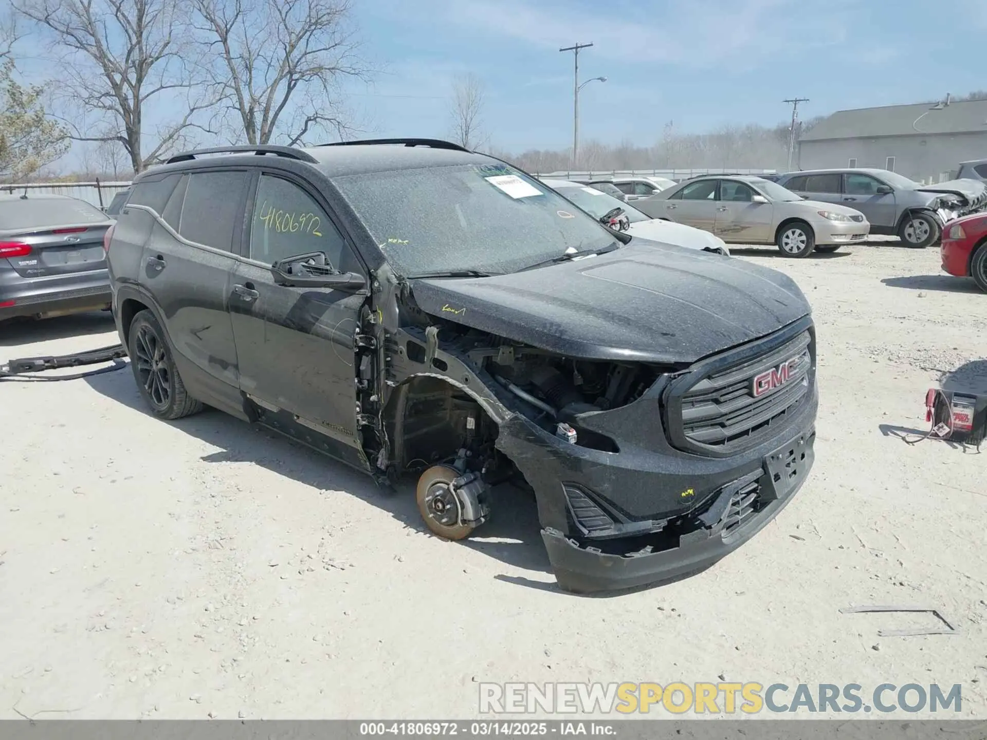 1 Photograph of a damaged car 3GKALMEV6LL198876 GMC TERRAIN 2020