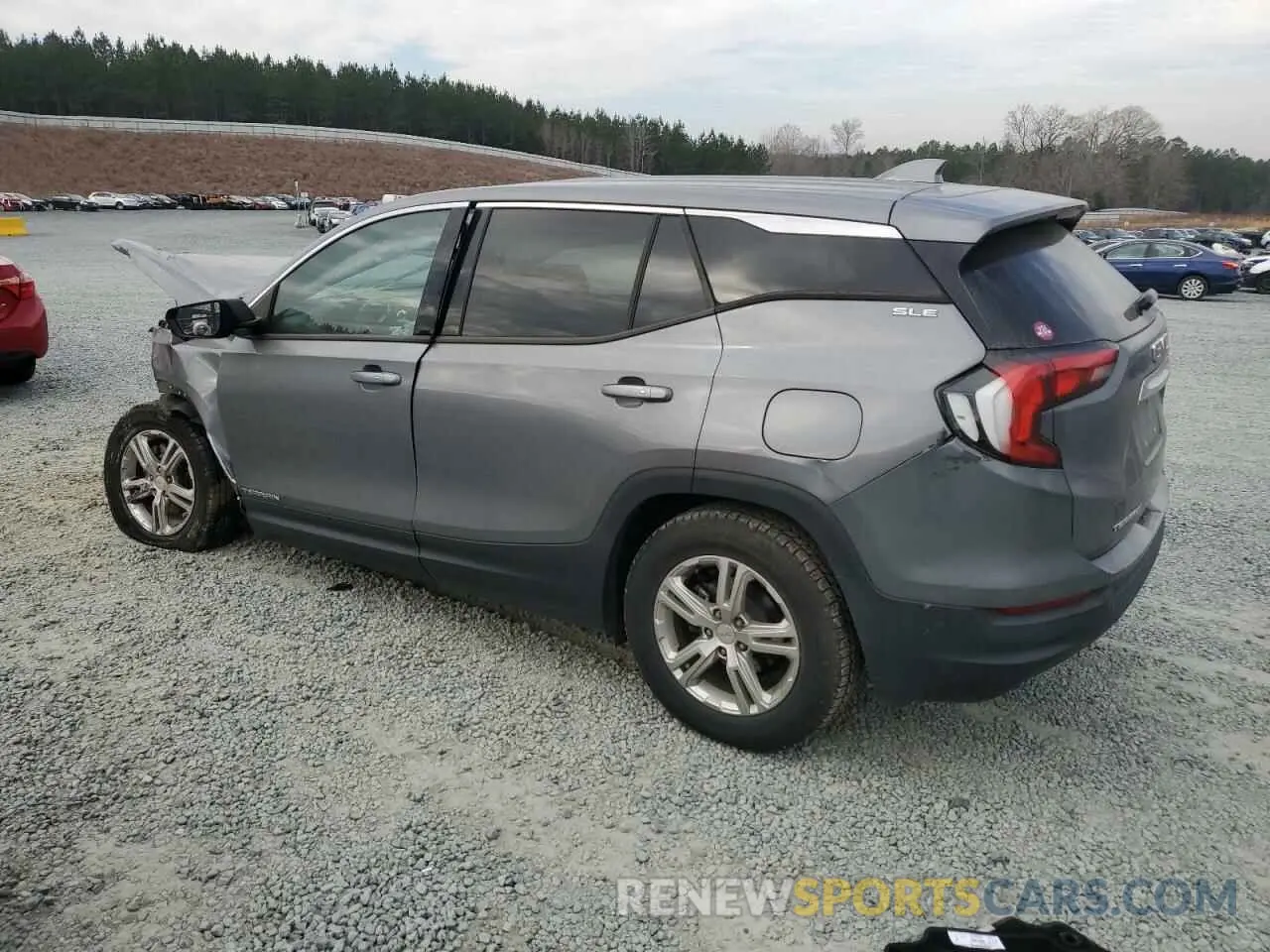 2 Photograph of a damaged car 3GKALMEV6LL304517 GMC TERRAIN 2020