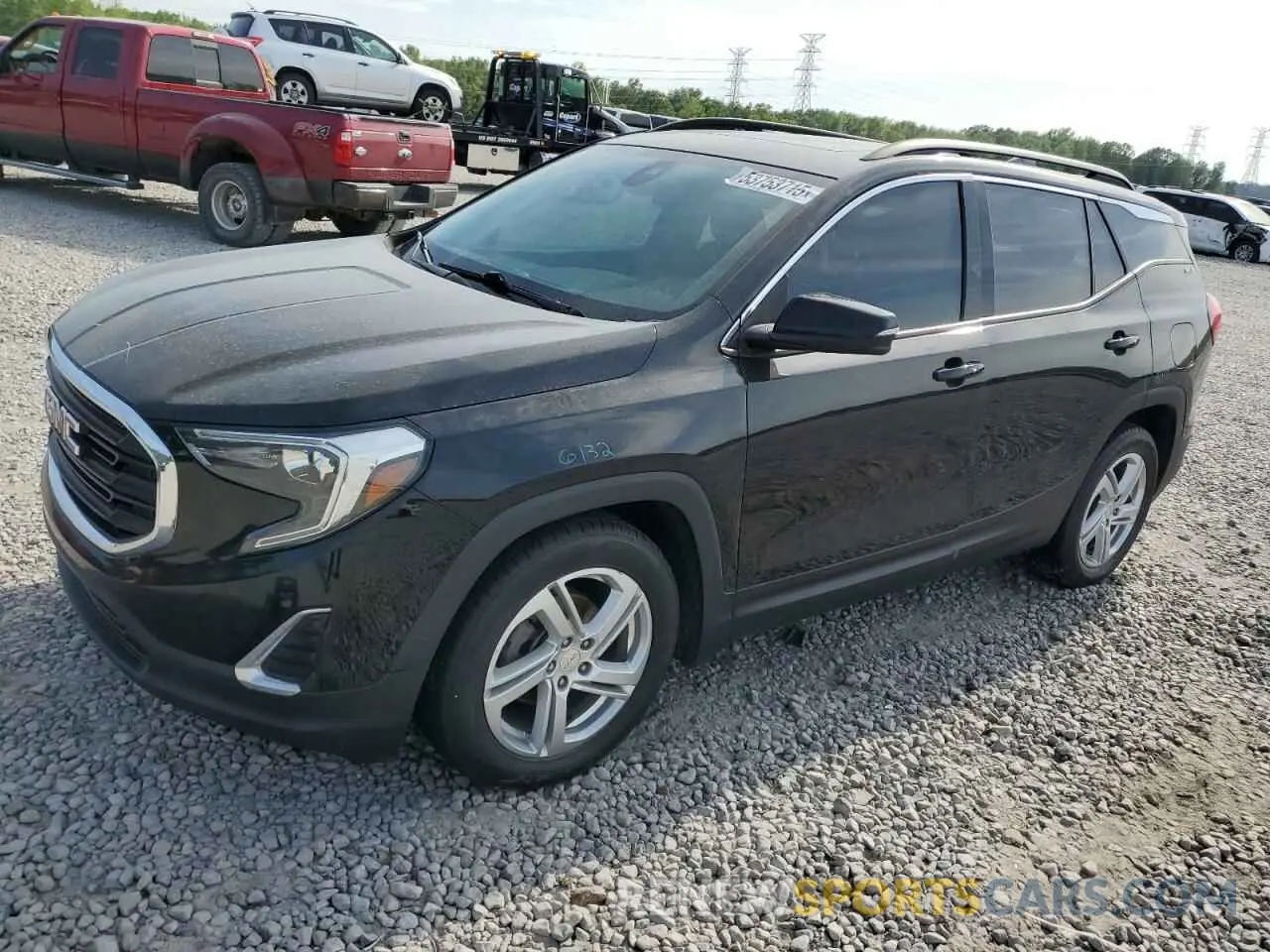 1 Photograph of a damaged car 3GKALMEV8LL103119 GMC TERRAIN 2020