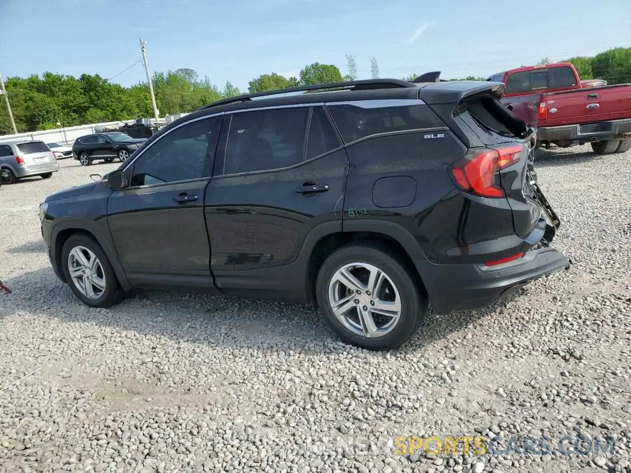 2 Photograph of a damaged car 3GKALMEV8LL103119 GMC TERRAIN 2020