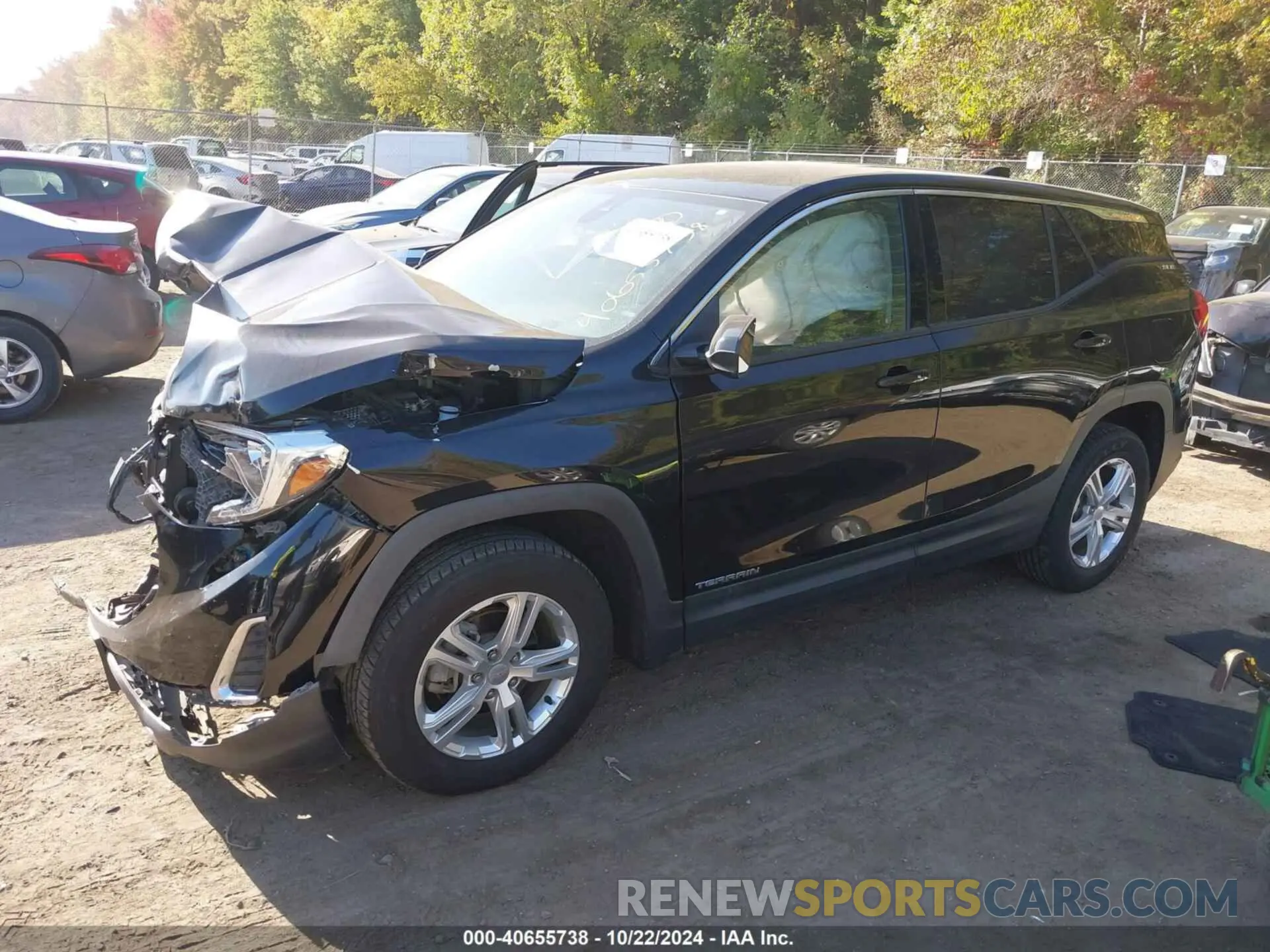 2 Photograph of a damaged car 3GKALMEV8LL124570 GMC TERRAIN 2020