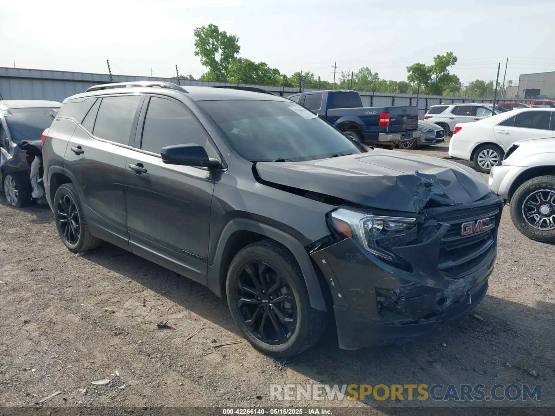 1 Photograph of a damaged car 3GKALMEV8LL186664 GMC TERRAIN 2020