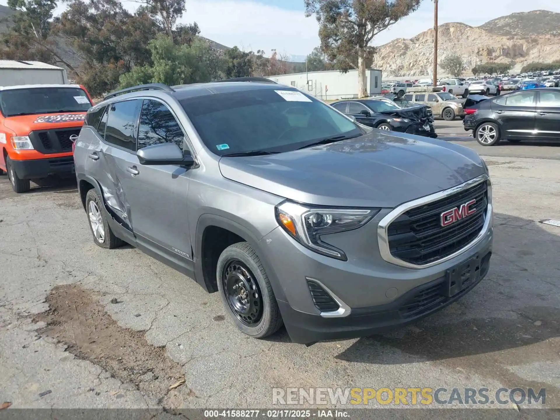 1 Photograph of a damaged car 3GKALMEV8LL293486 GMC TERRAIN 2020