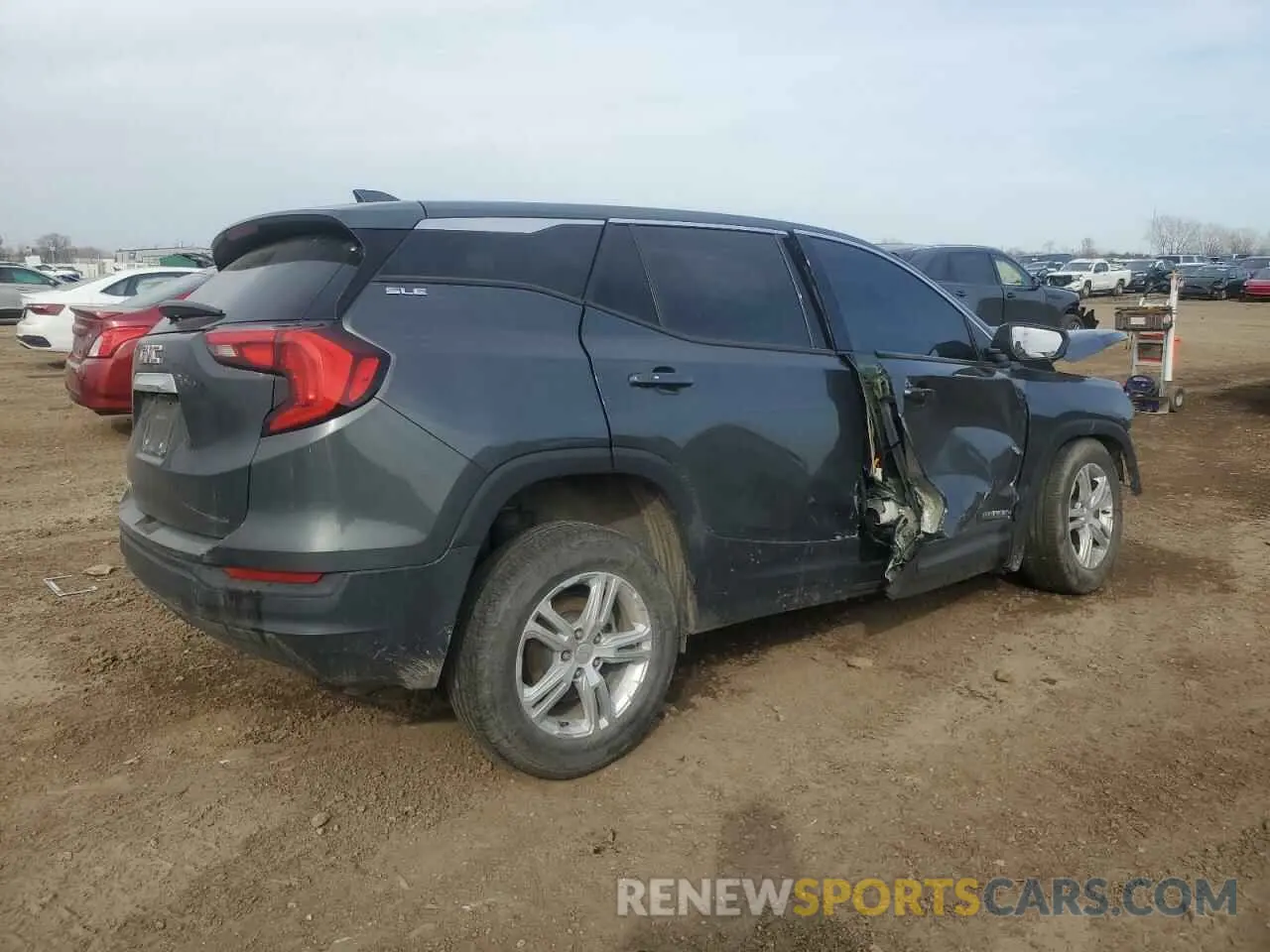 3 Photograph of a damaged car 3GKALMEV9LL134752 GMC TERRAIN 2020