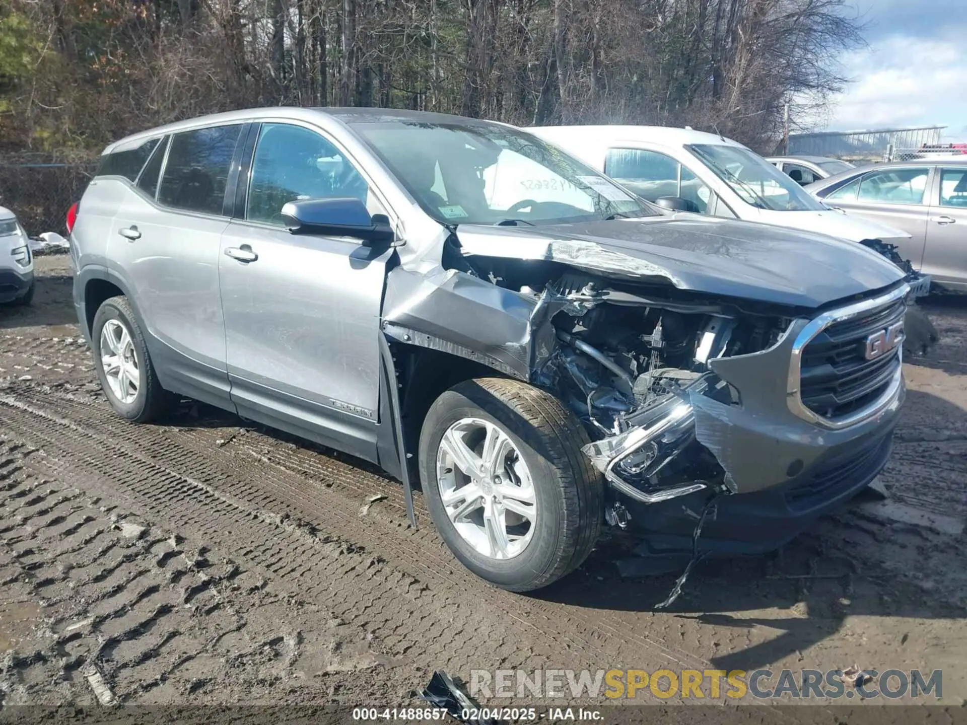 1 Photograph of a damaged car 3GKALMEV9LL235712 GMC TERRAIN 2020