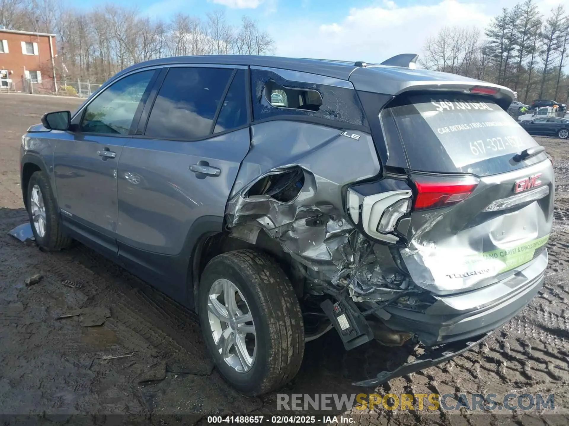 3 Photograph of a damaged car 3GKALMEV9LL235712 GMC TERRAIN 2020