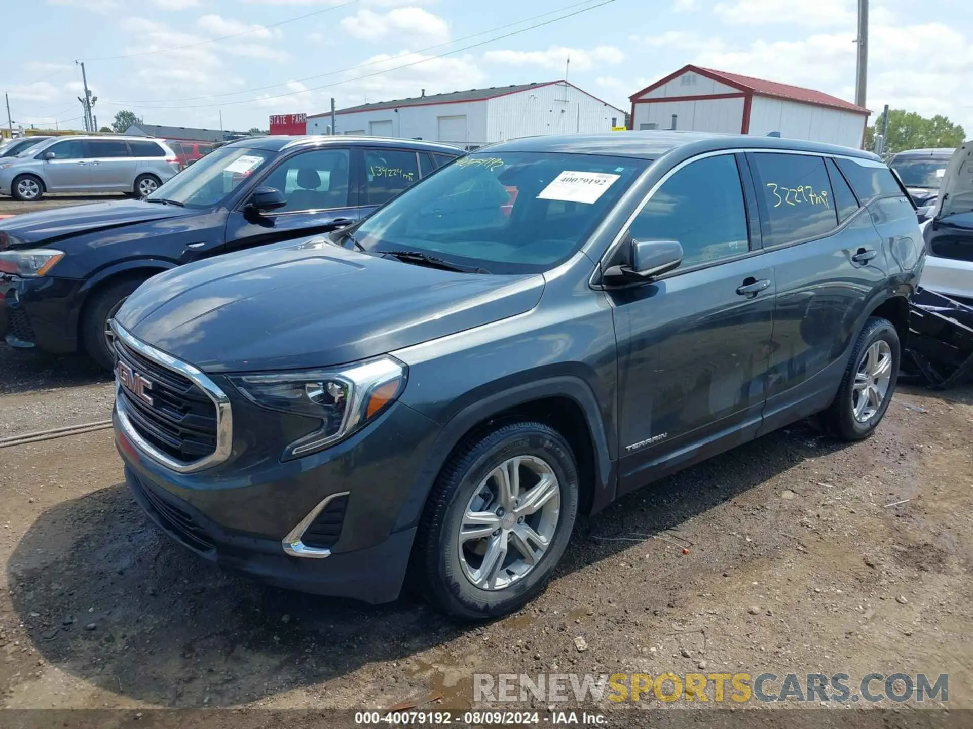 2 Photograph of a damaged car 3GKALMEVXLL136414 GMC TERRAIN 2020
