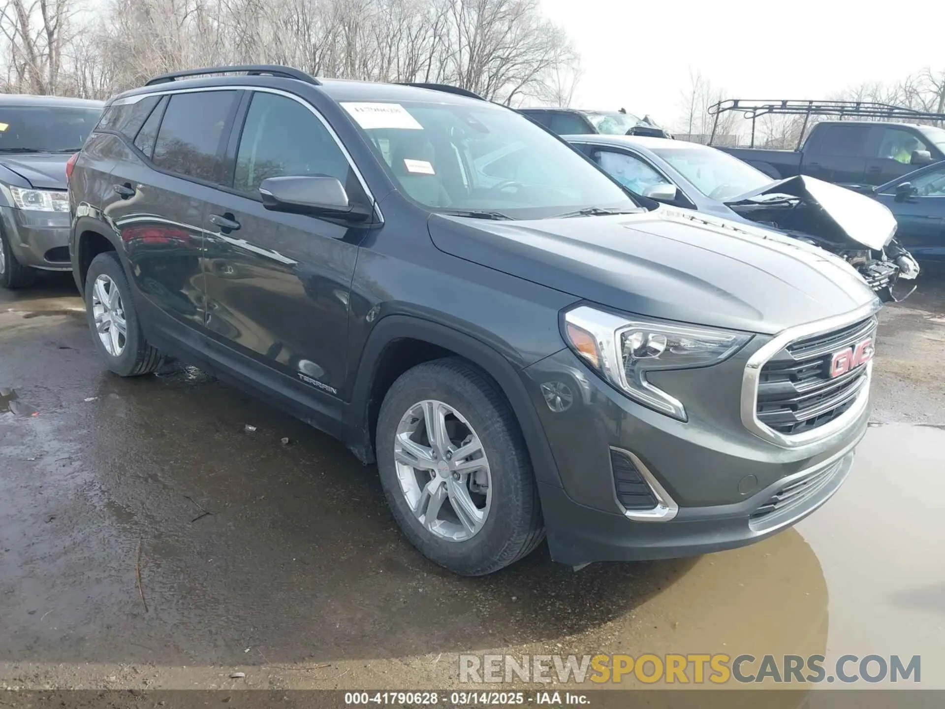 1 Photograph of a damaged car 3GKALMEVXLL171051 GMC TERRAIN 2020