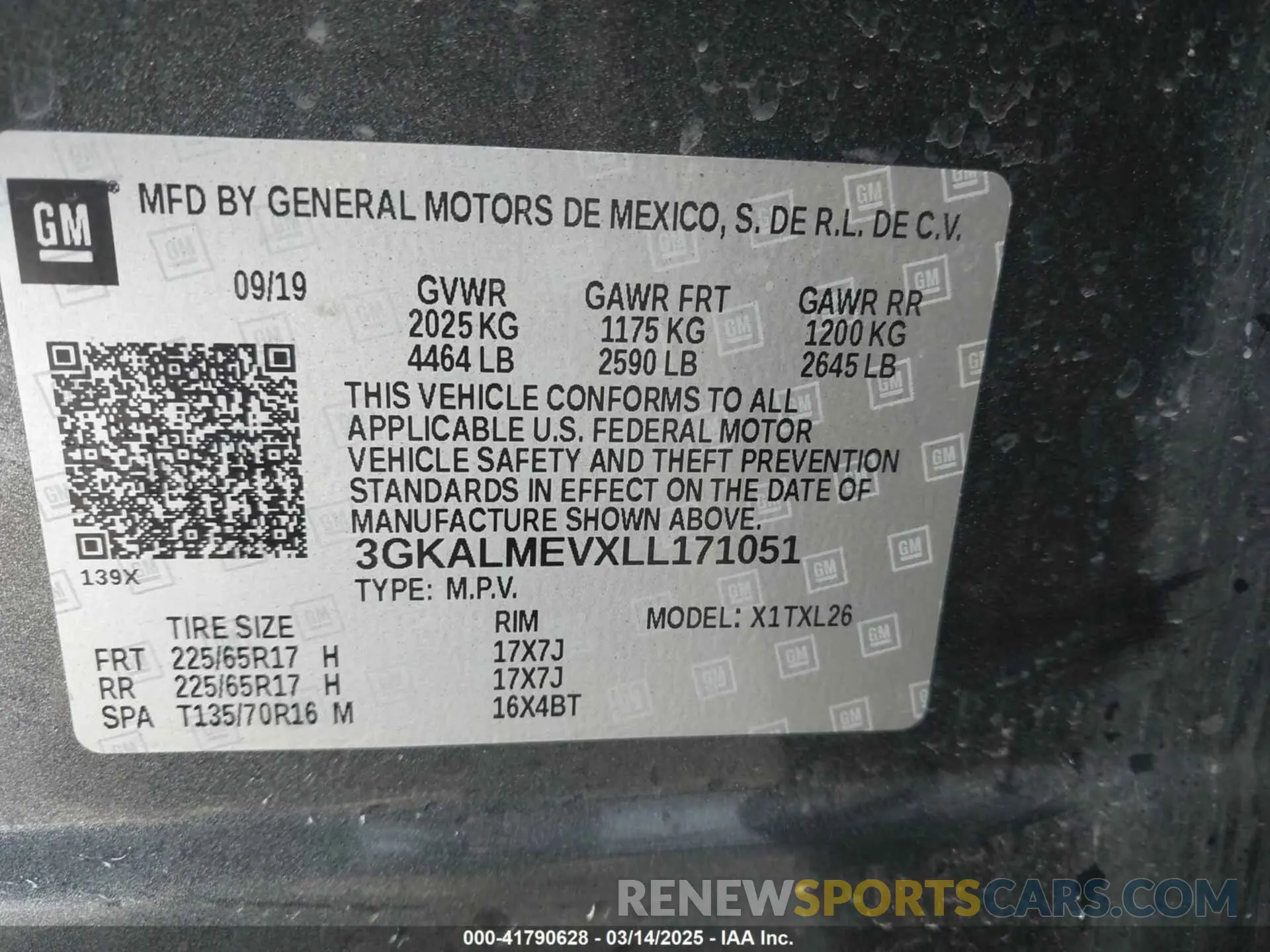 9 Photograph of a damaged car 3GKALMEVXLL171051 GMC TERRAIN 2020