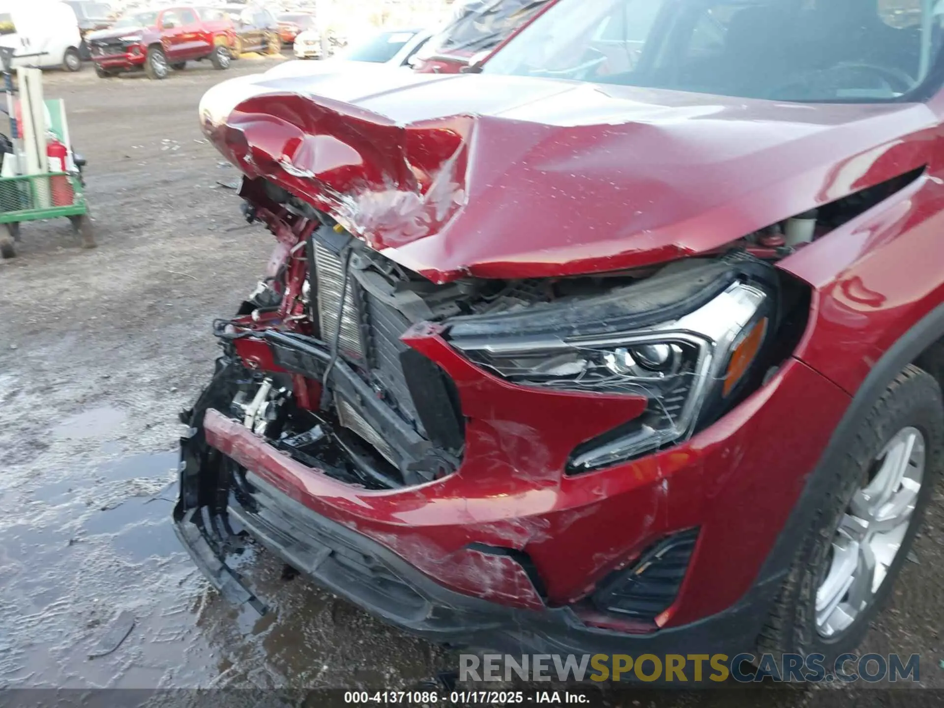 6 Photograph of a damaged car 3GKALMEVXLL193051 GMC TERRAIN 2020