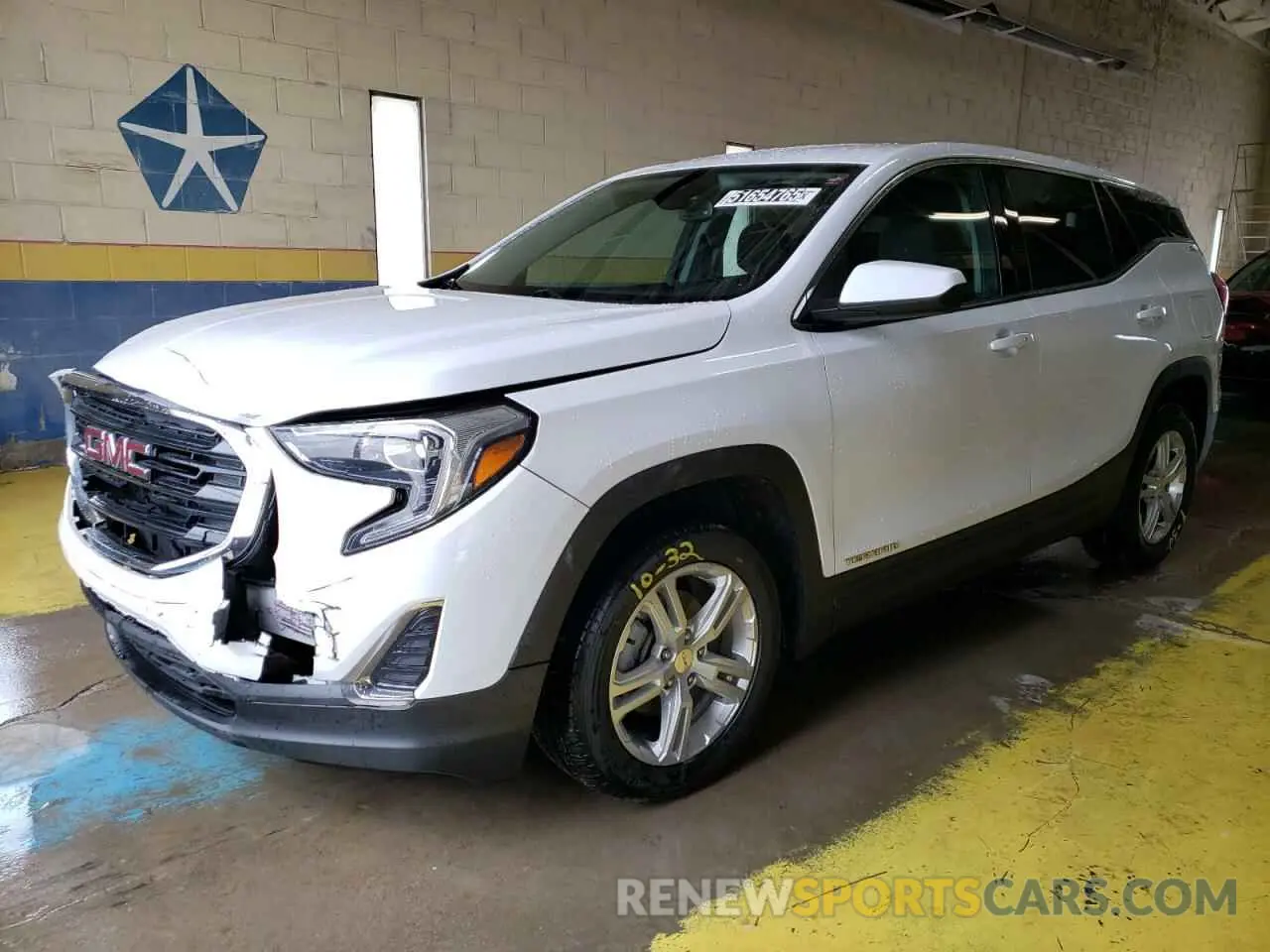 1 Photograph of a damaged car 3GKALMEVXLL299984 GMC TERRAIN 2020