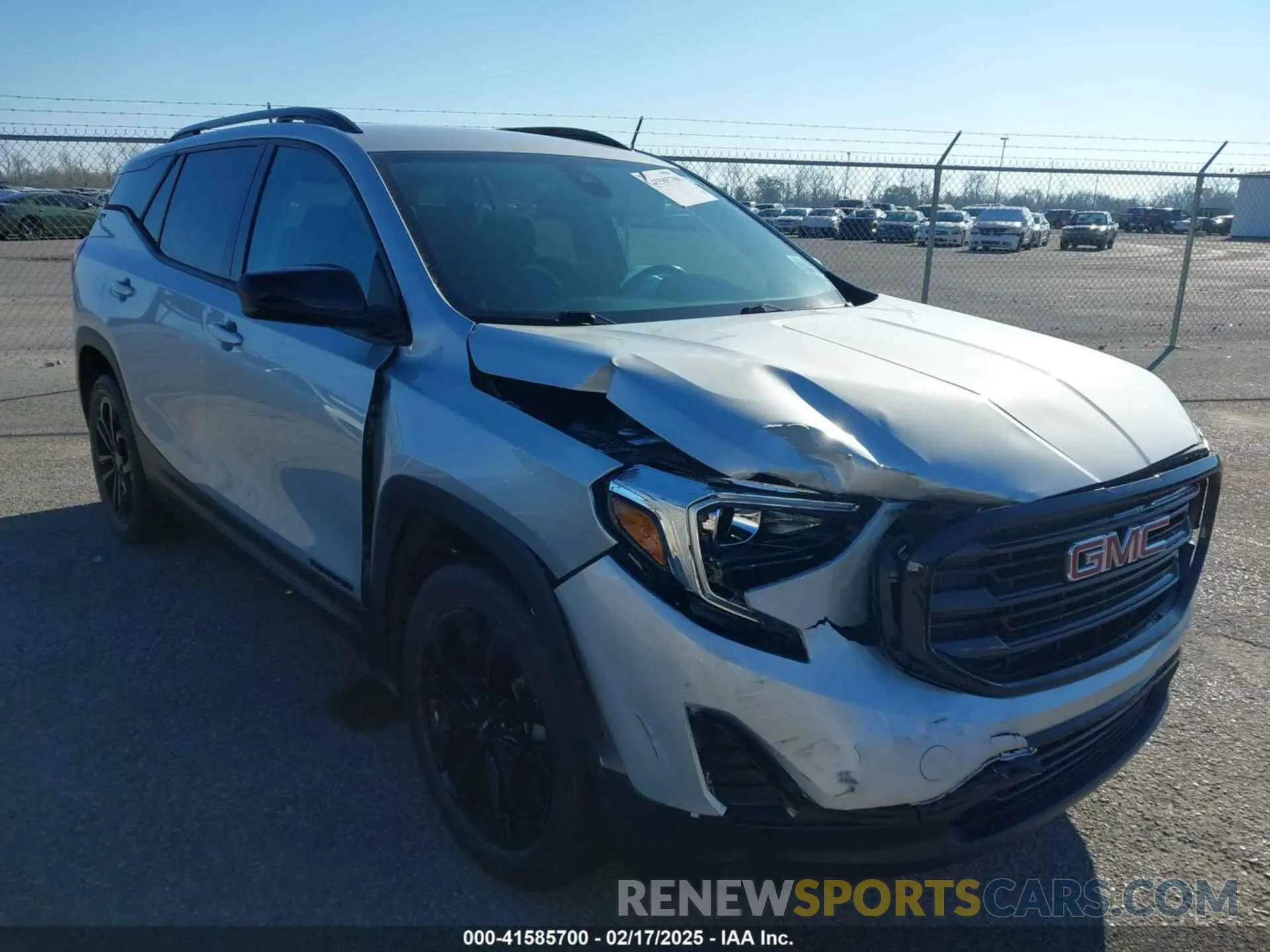 1 Photograph of a damaged car 3GKALMEVXLL307890 GMC TERRAIN 2020