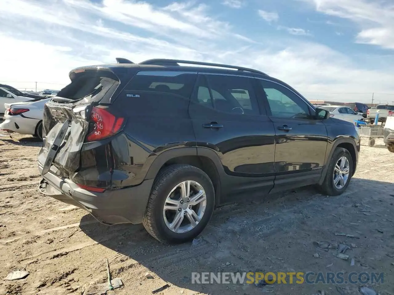 3 Photograph of a damaged car 3GKALMEVXLL310711 GMC TERRAIN 2020