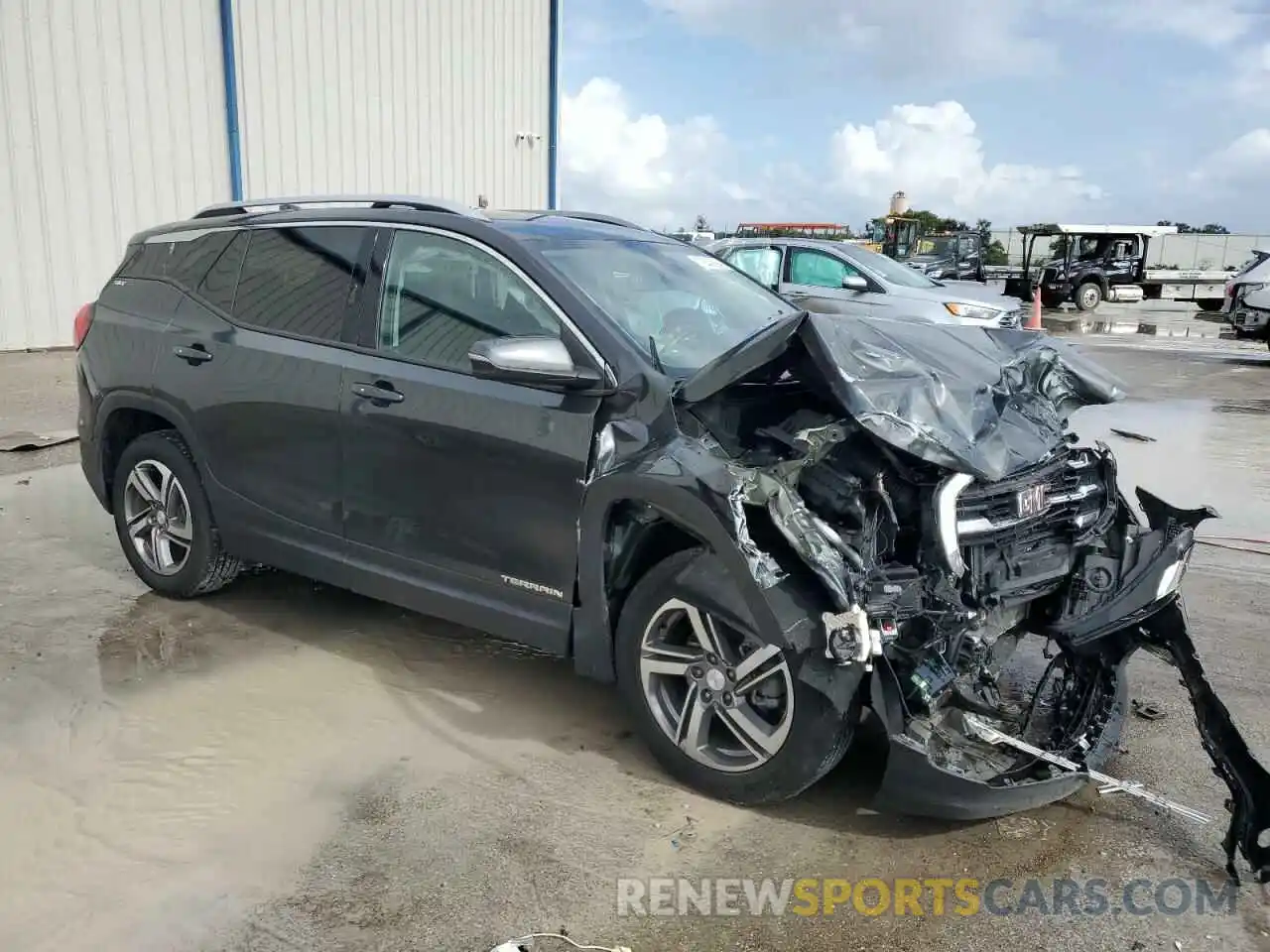 4 Photograph of a damaged car 3GKALPEV4LL189434 GMC TERRAIN 2020