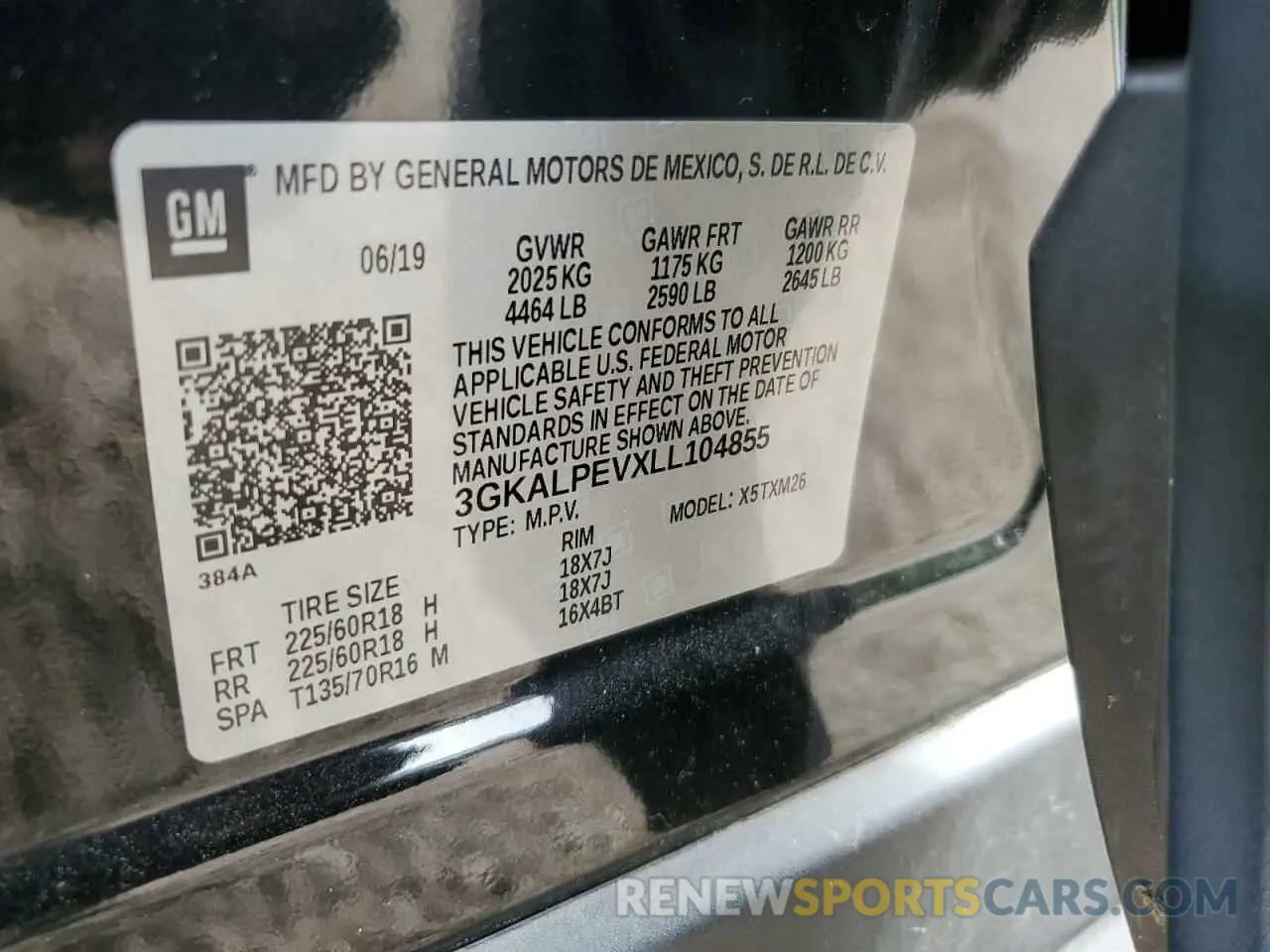 13 Photograph of a damaged car 3GKALPEVXLL104855 GMC TERRAIN 2020