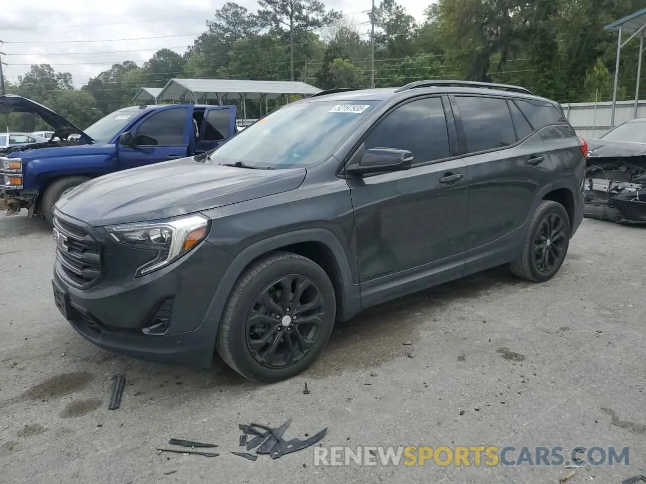 1 Photograph of a damaged car 3GKALPEVXLL125611 GMC TERRAIN 2020