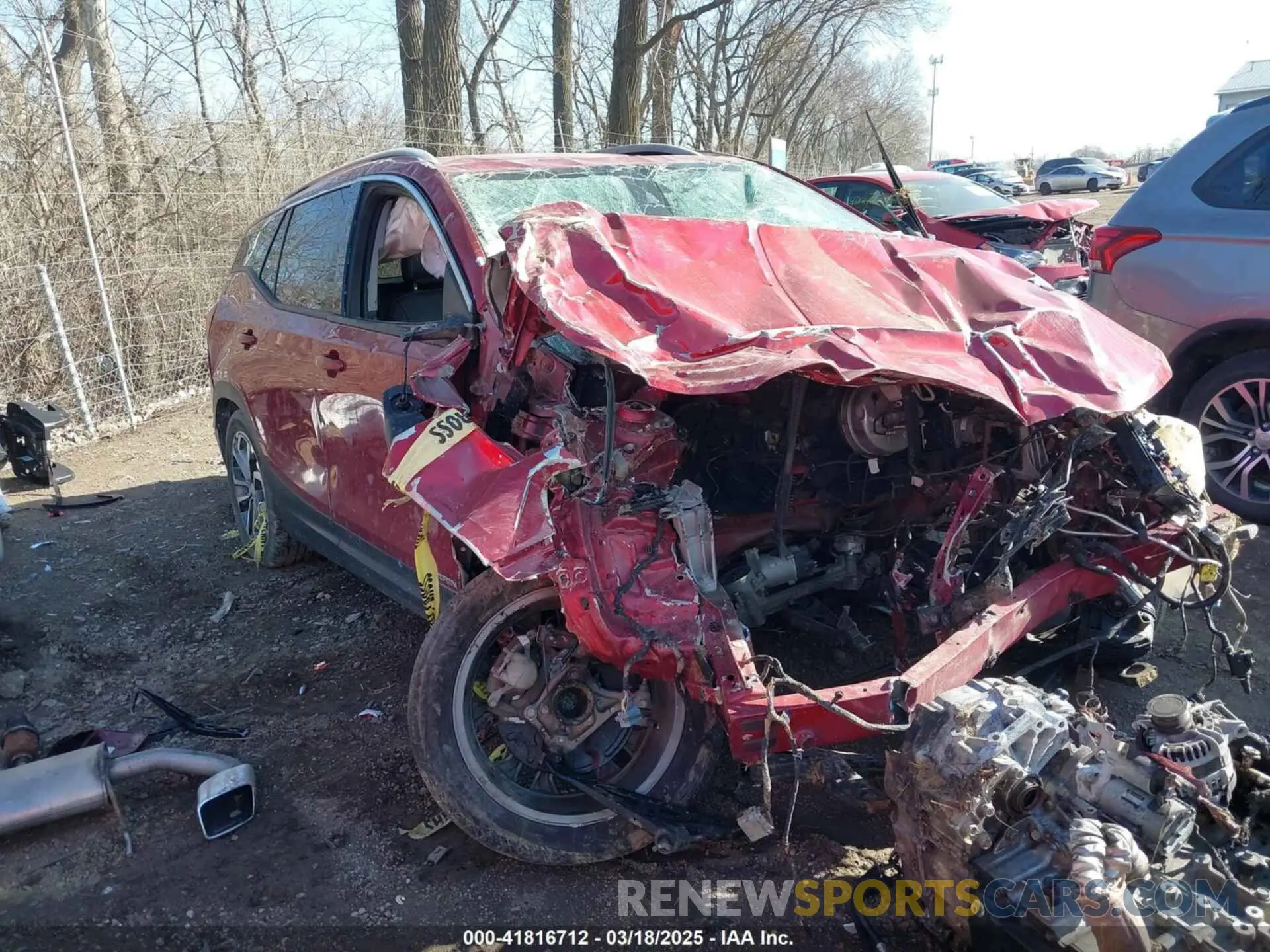 1 Photograph of a damaged car 3GKALPEX3LL194321 GMC TERRAIN 2020