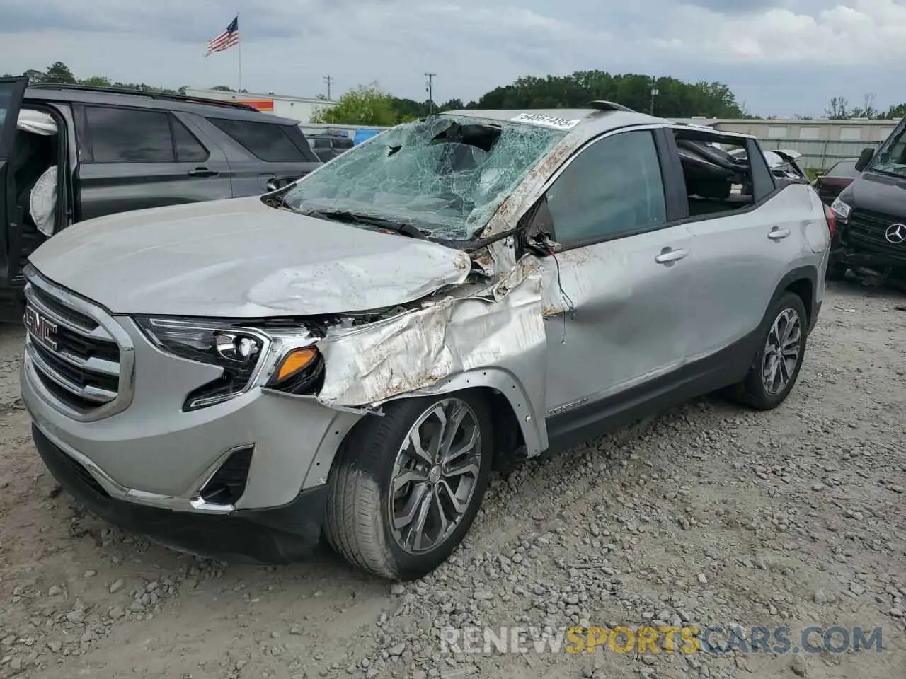1 Photograph of a damaged car 3GKALPEX5LL238450 GMC TERRAIN 2020