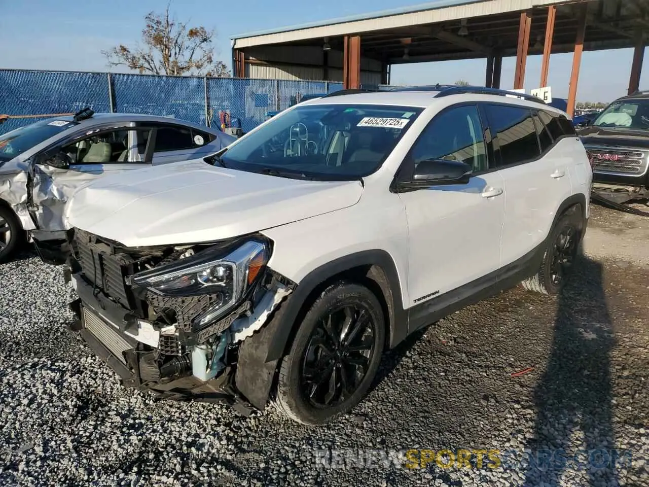 1 Photograph of a damaged car 3GKALPEX7LL116818 GMC TERRAIN 2020