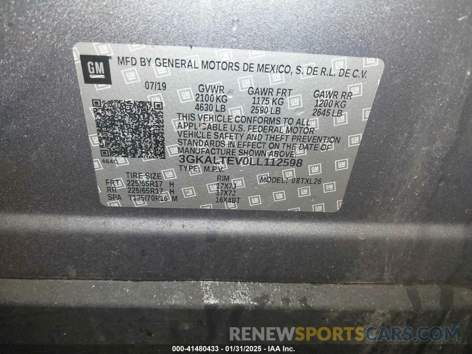 9 Photograph of a damaged car 3GKALTEV0LL112598 GMC TERRAIN 2020