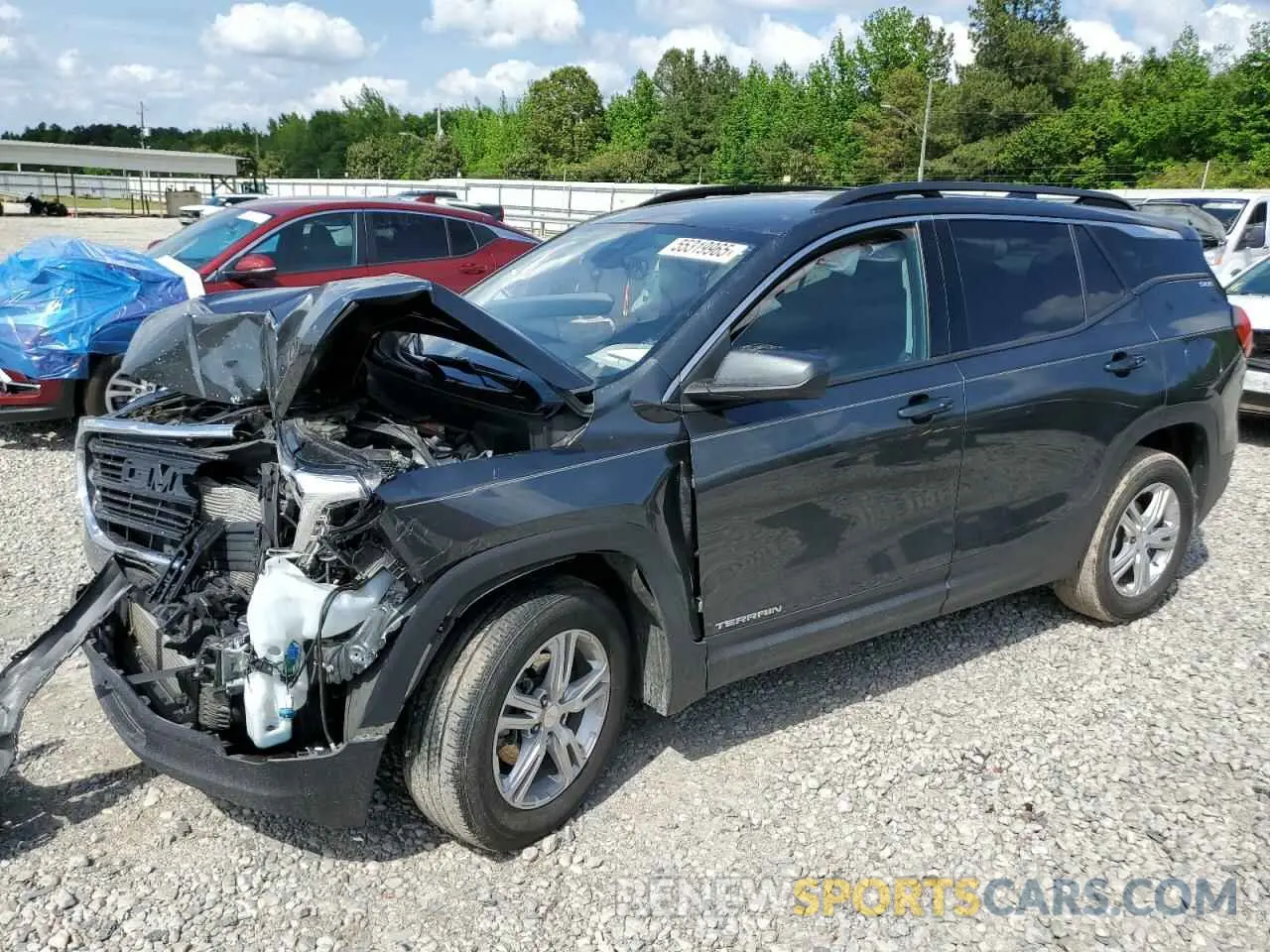1 Photograph of a damaged car 3GKALTEV0LL144547 GMC TERRAIN 2020