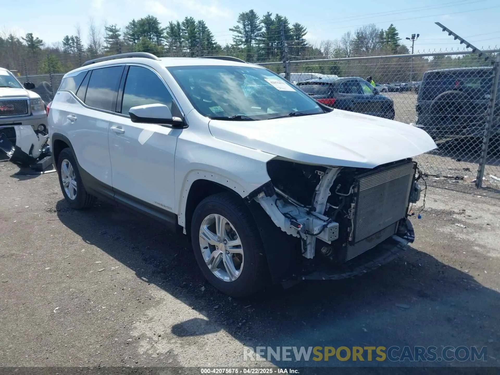 1 Photograph of a damaged car 3GKALTEV1LL117342 GMC TERRAIN 2020