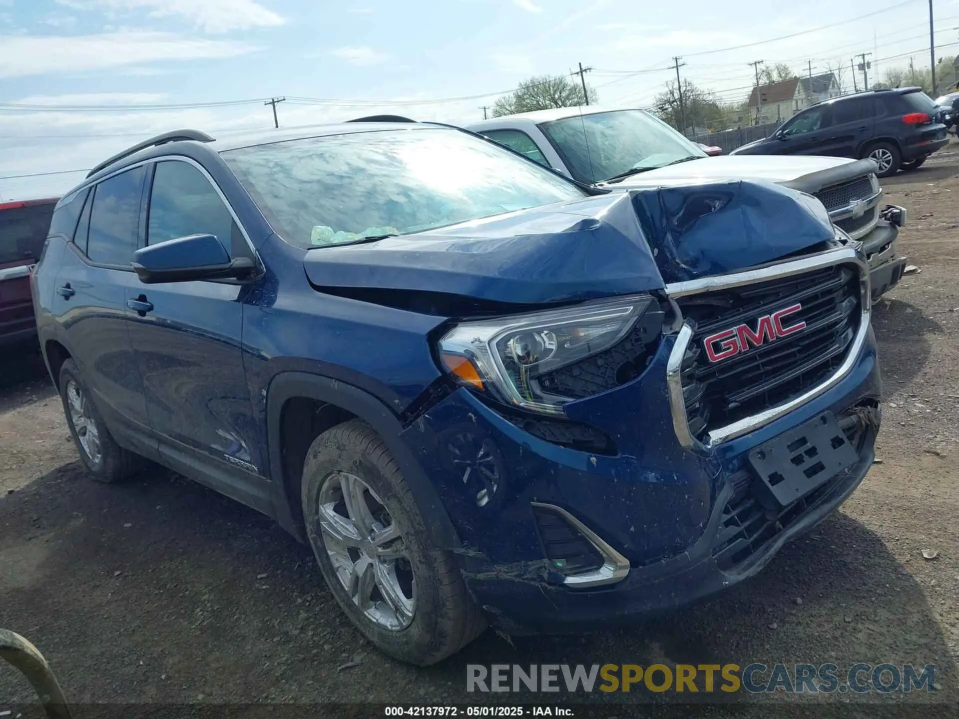 1 Photograph of a damaged car 3GKALTEV1LL211964 GMC TERRAIN 2020