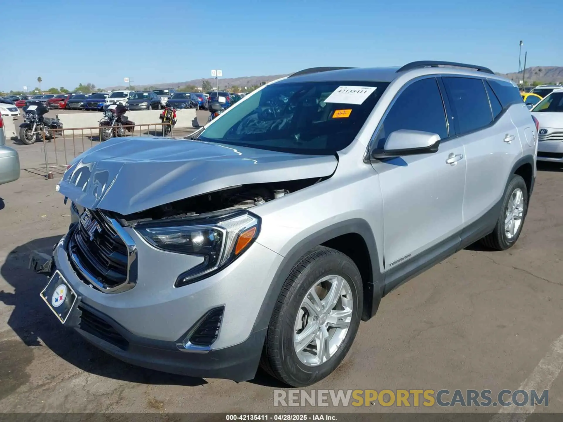 2 Photograph of a damaged car 3GKALTEV2LL136210 GMC TERRAIN 2020