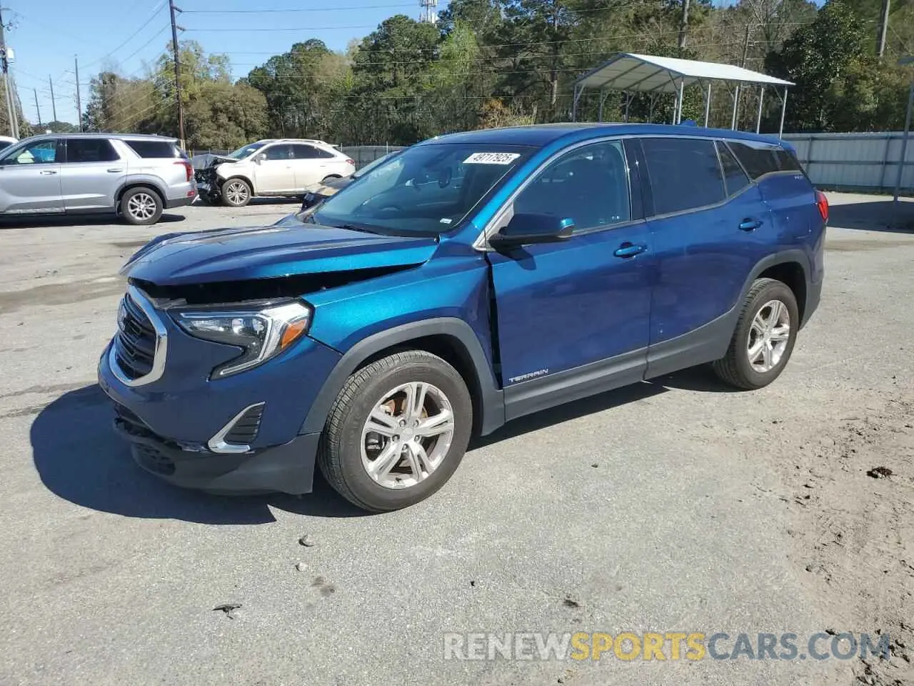1 Photograph of a damaged car 3GKALTEV2LL196083 GMC TERRAIN 2020