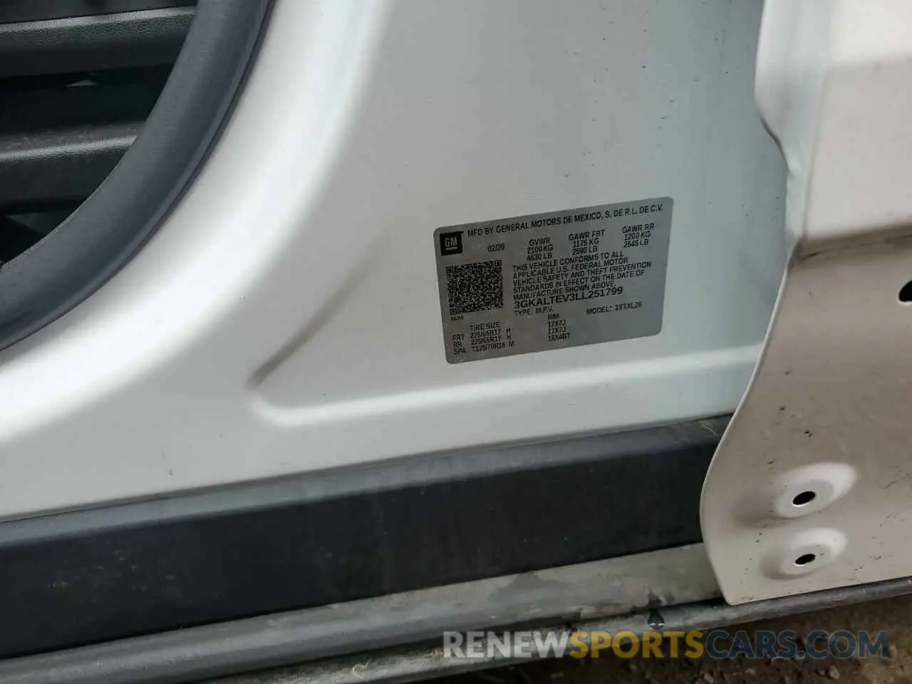 12 Photograph of a damaged car 3GKALTEV3LL251799 GMC TERRAIN 2020
