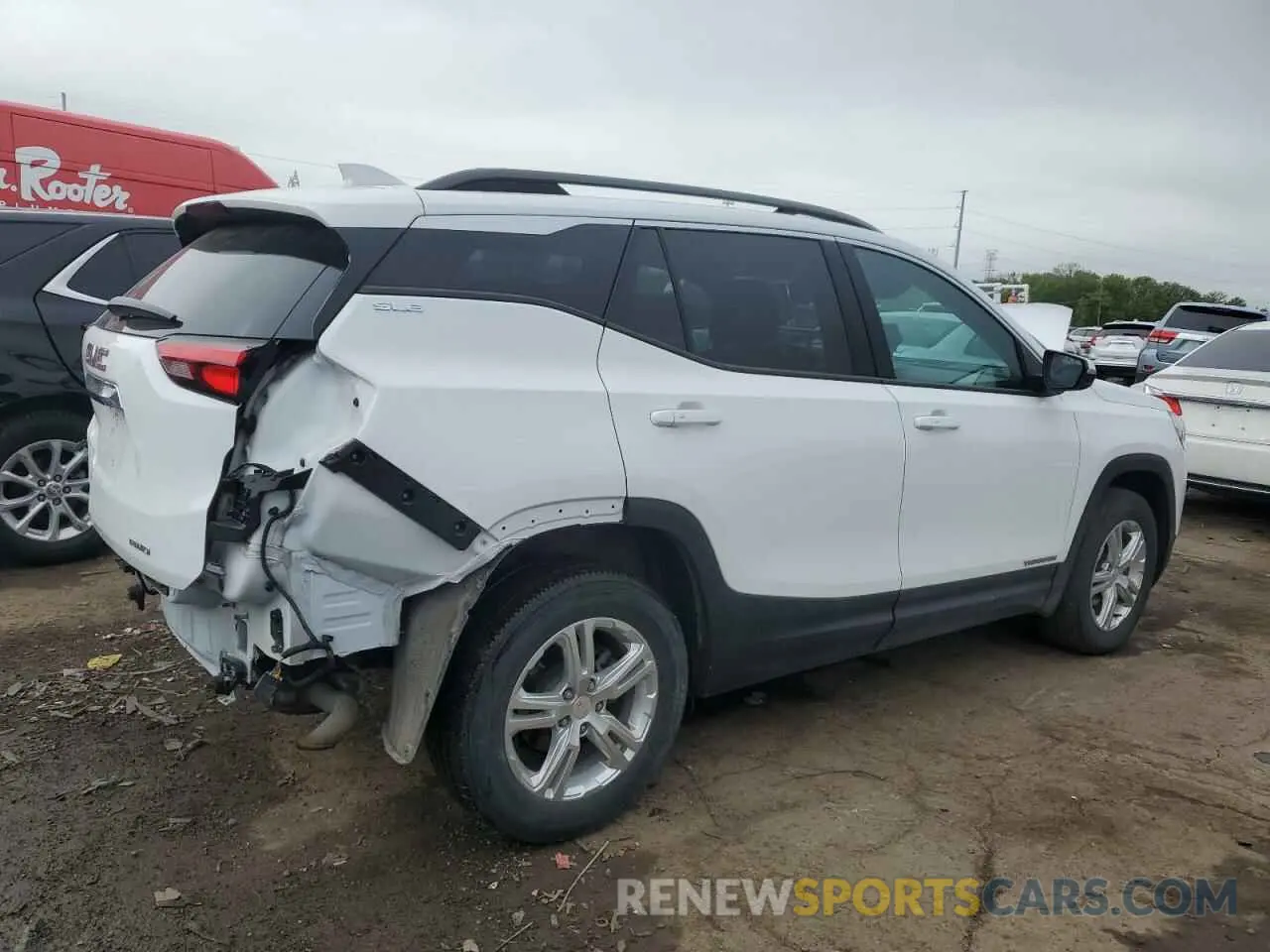 3 Photograph of a damaged car 3GKALTEV3LL251799 GMC TERRAIN 2020
