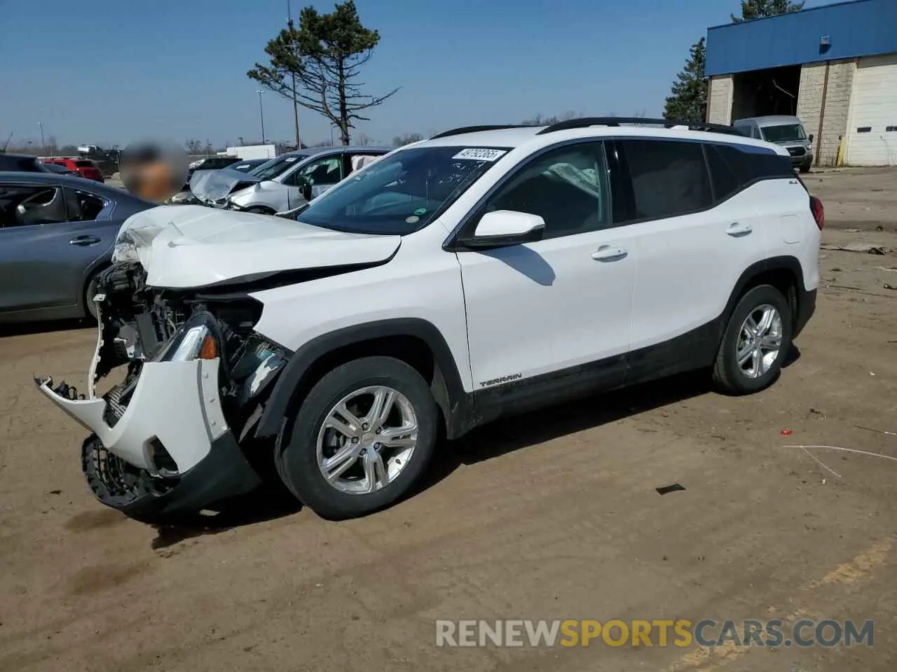 1 Photograph of a damaged car 3GKALTEV5LL164390 GMC TERRAIN 2020