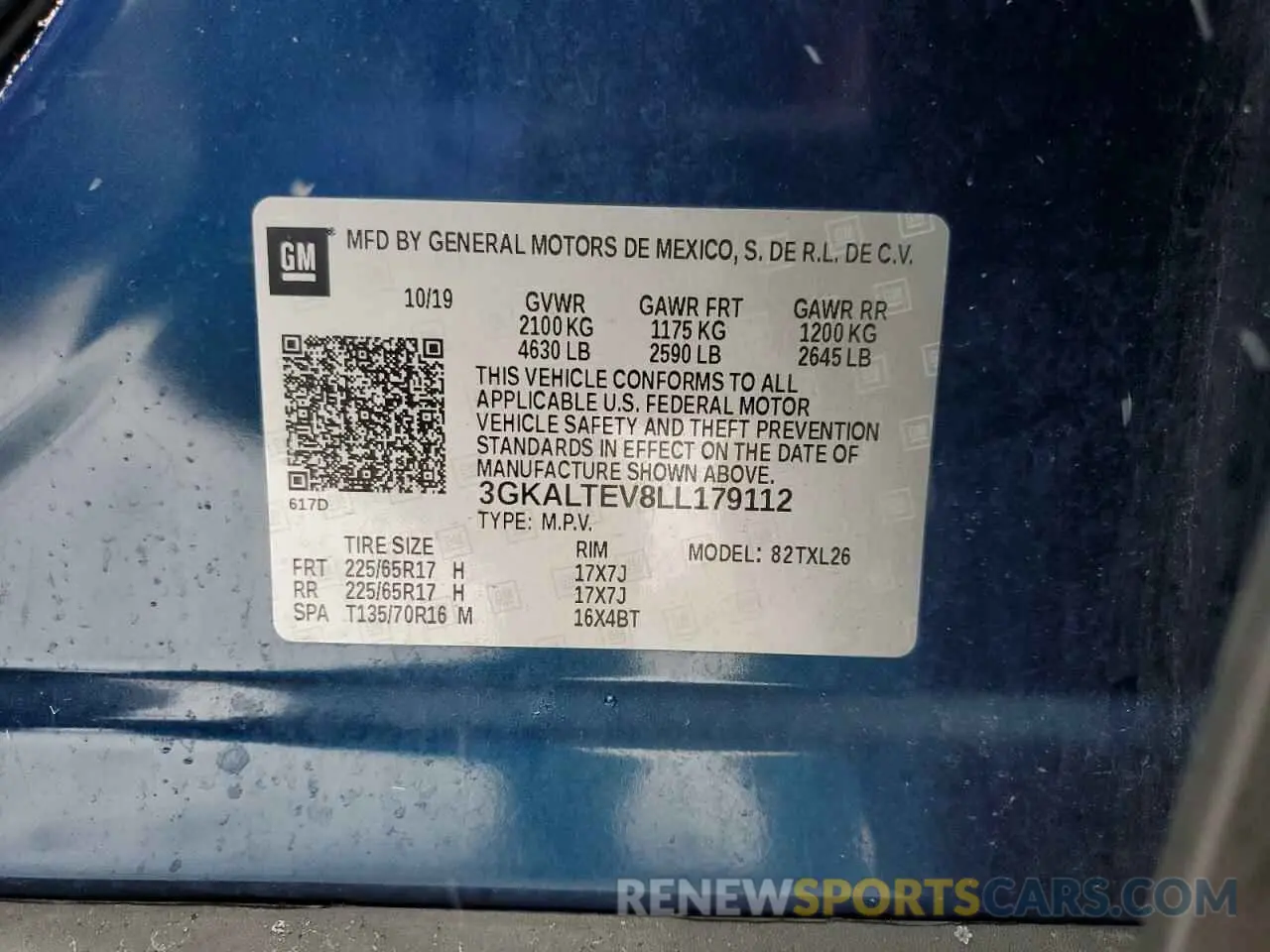 14 Photograph of a damaged car 3GKALTEV8LL179112 GMC TERRAIN 2020