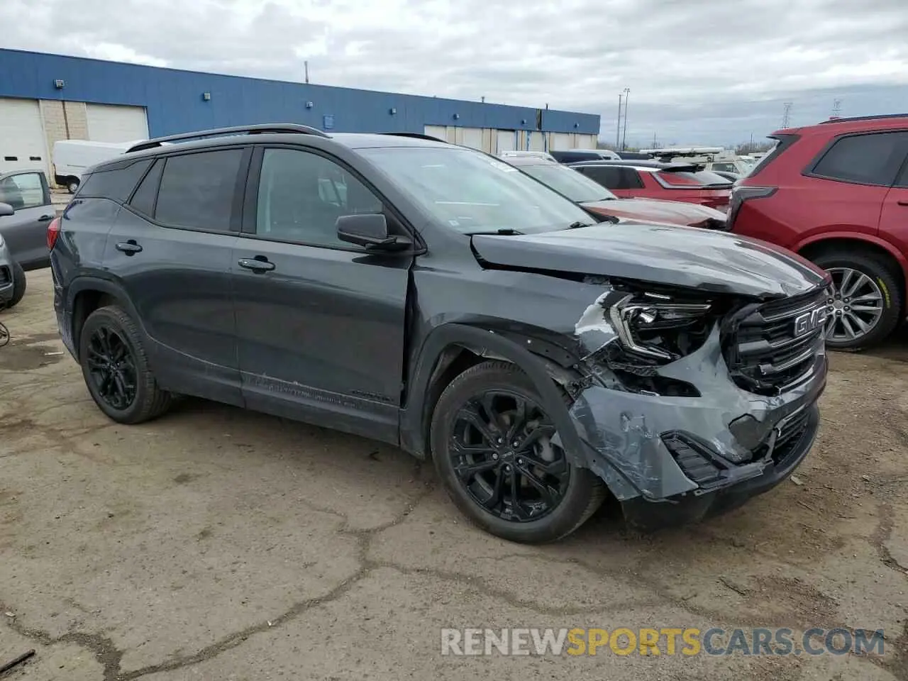 4 Photograph of a damaged car 3GKALTEV8LL226896 GMC TERRAIN 2020
