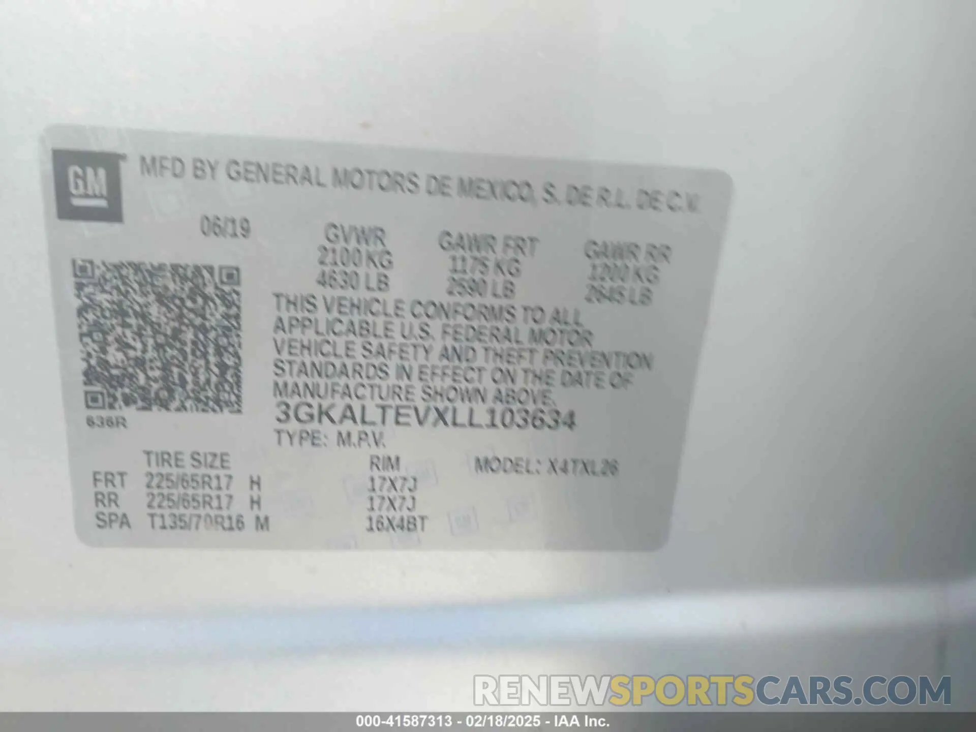 9 Photograph of a damaged car 3GKALTEVXLL103634 GMC TERRAIN 2020