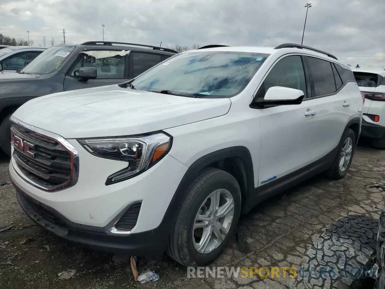 1 Photograph of a damaged car 3GKALTEVXLL346442 GMC TERRAIN 2020