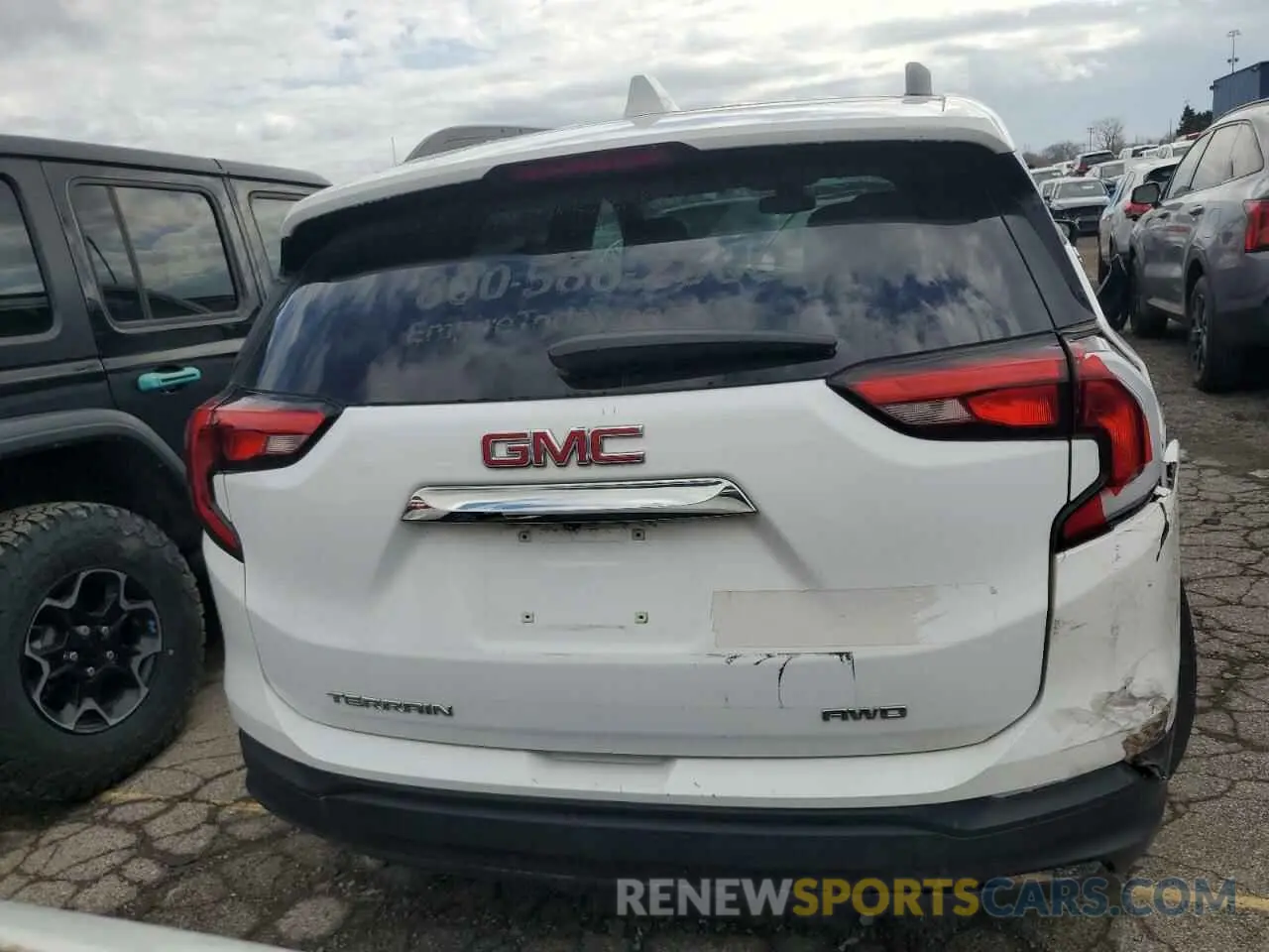 6 Photograph of a damaged car 3GKALTEVXLL346442 GMC TERRAIN 2020