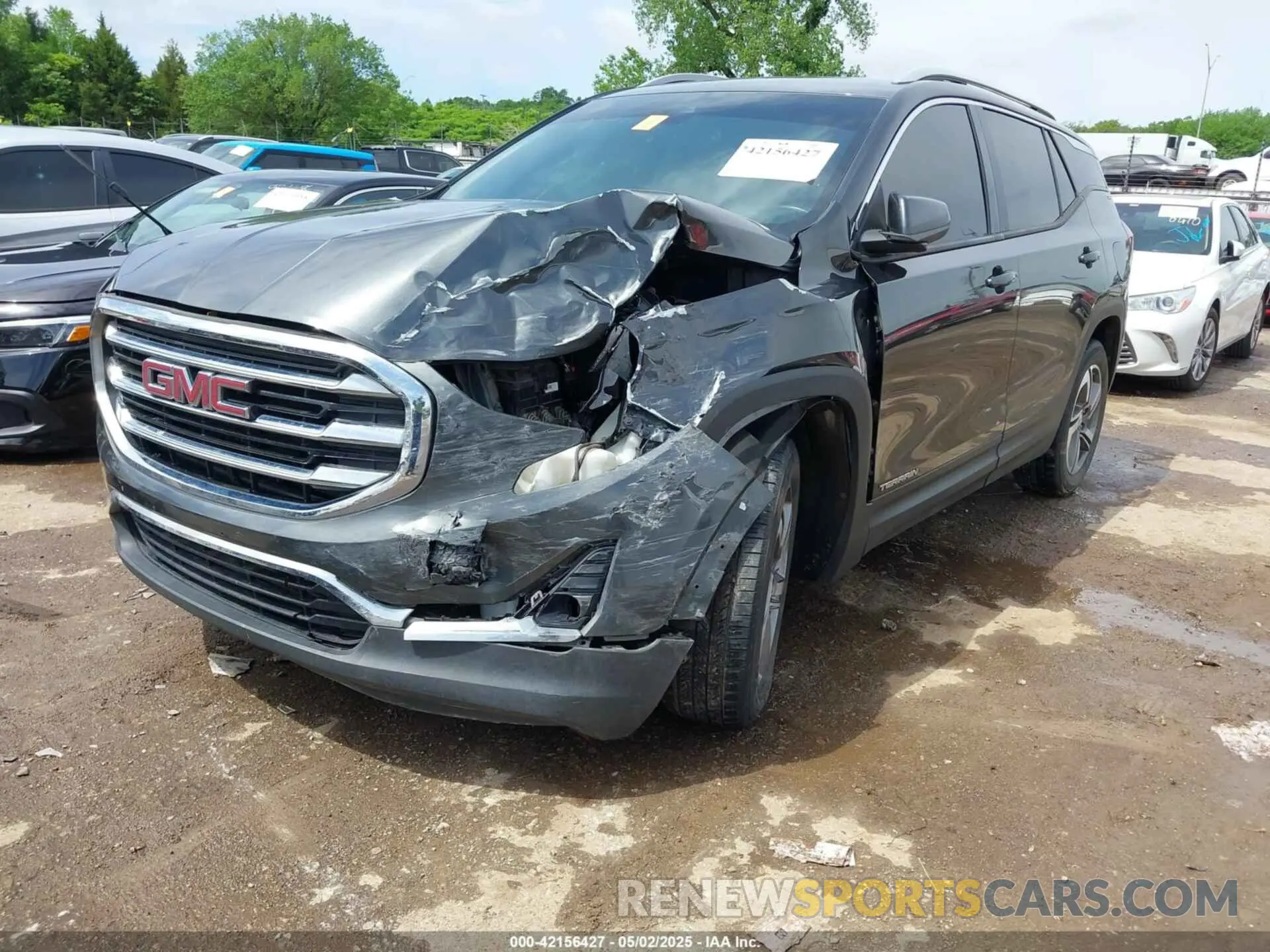 2 Photograph of a damaged car 3GKALVEV1LL204363 GMC TERRAIN 2020