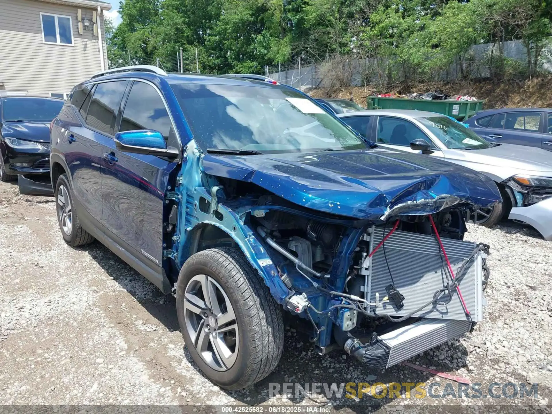 1 Photograph of a damaged car 3GKALVEV4LL345105 GMC TERRAIN 2020
