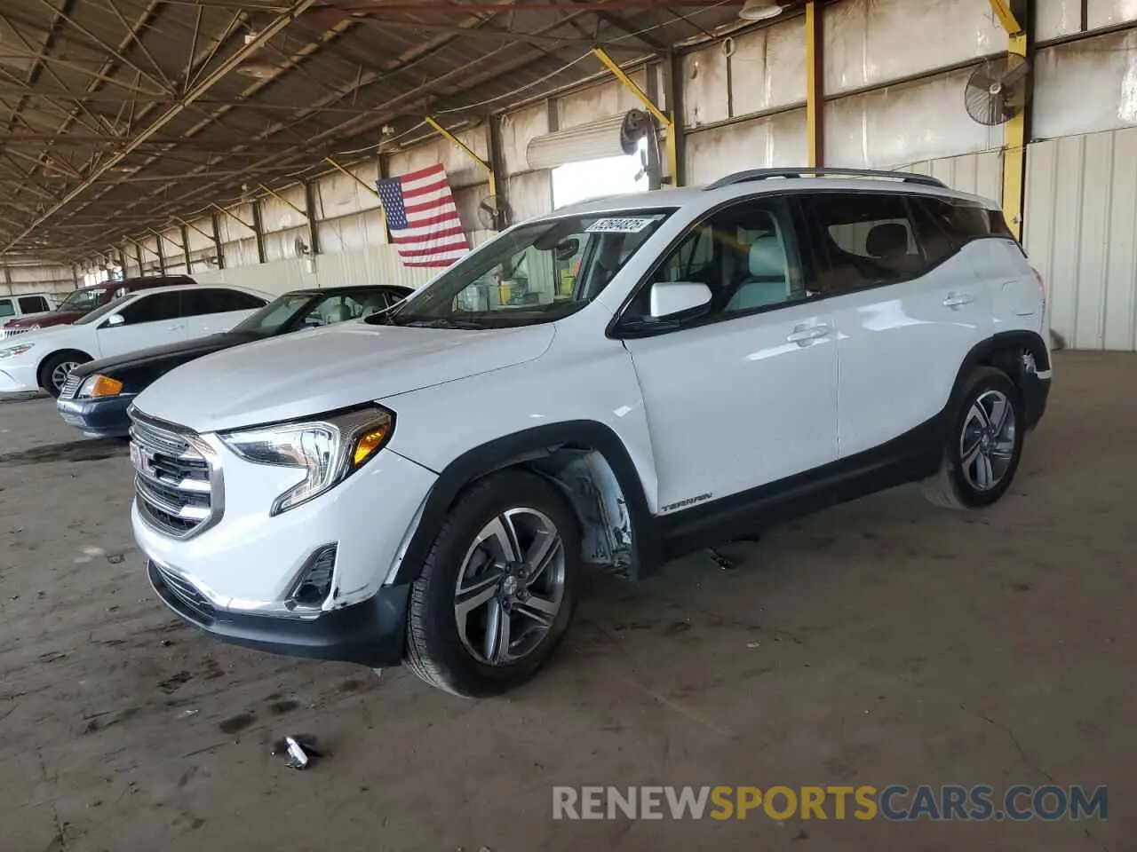 1 Photograph of a damaged car 3GKALVEV5LL131921 GMC TERRAIN 2020