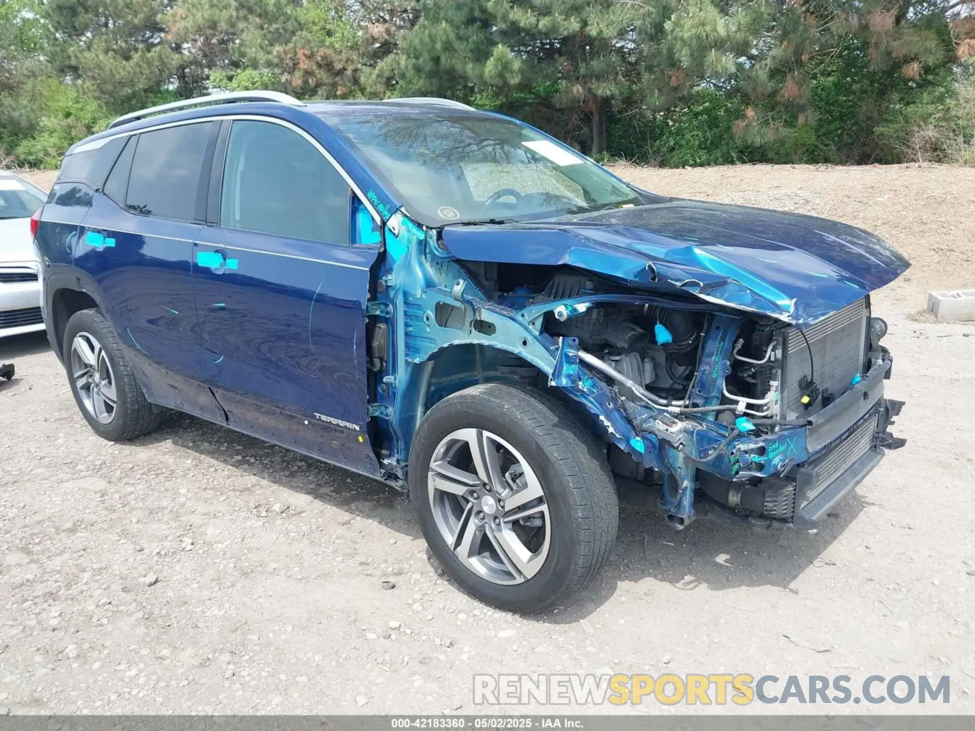 1 Photograph of a damaged car 3GKALVEV5LL135015 GMC TERRAIN 2020
